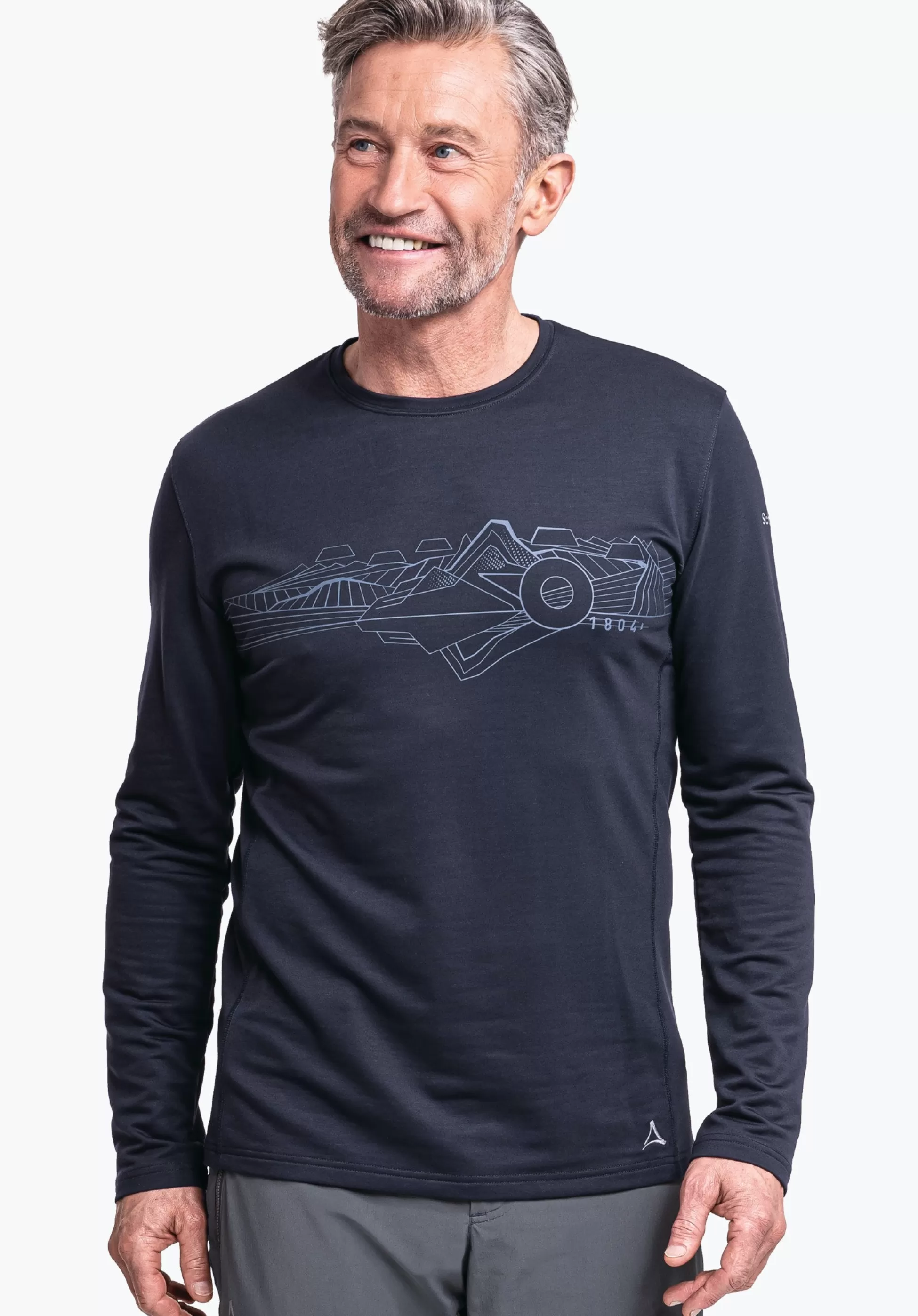 MEN SCHÖFFEL Trek & Hike<Very comfortable to wear longsleeve red