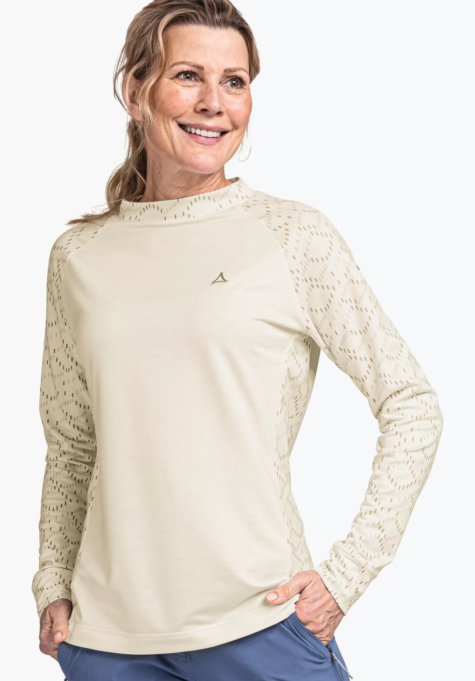 WOMEN SCHÖFFEL Trek & Hike<Very comfortable to wear longsleeve white