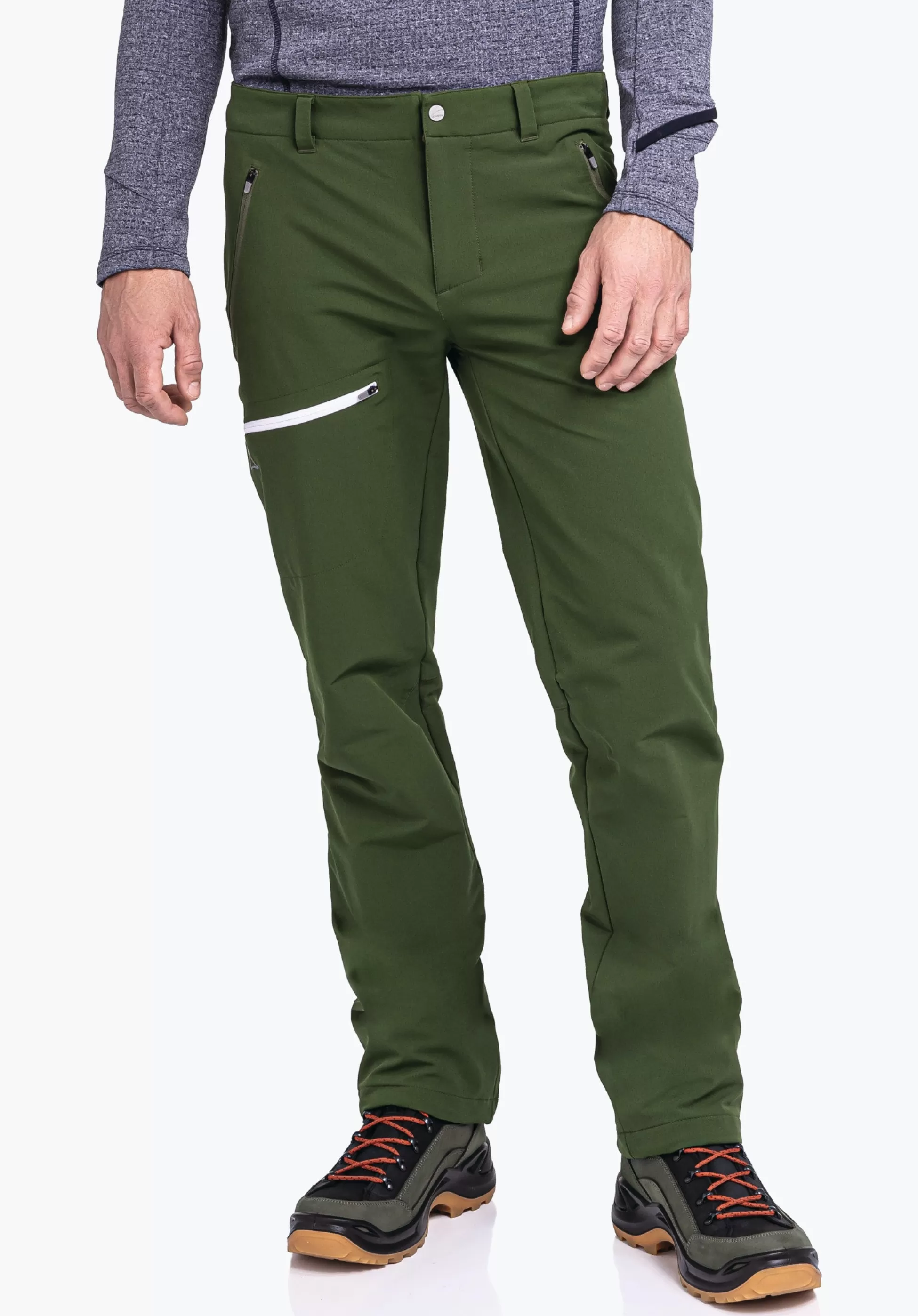 MEN SCHÖFFEL Trek & Hike | Pants Long<Warm & sporty hiking pants green