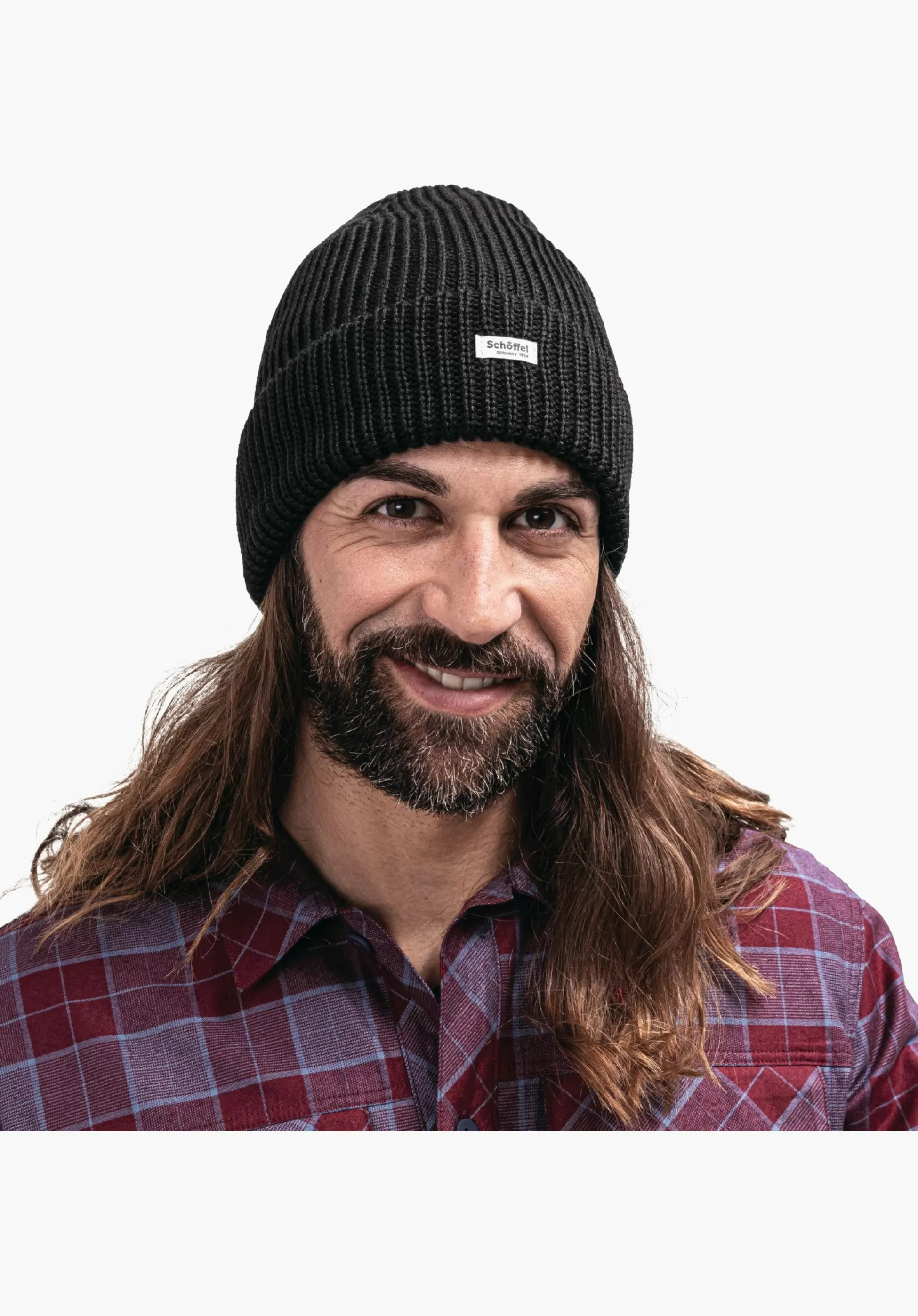 MEN SCHÖFFEL Travel/Leisure<Warm knitted hat with a fleece headband red
