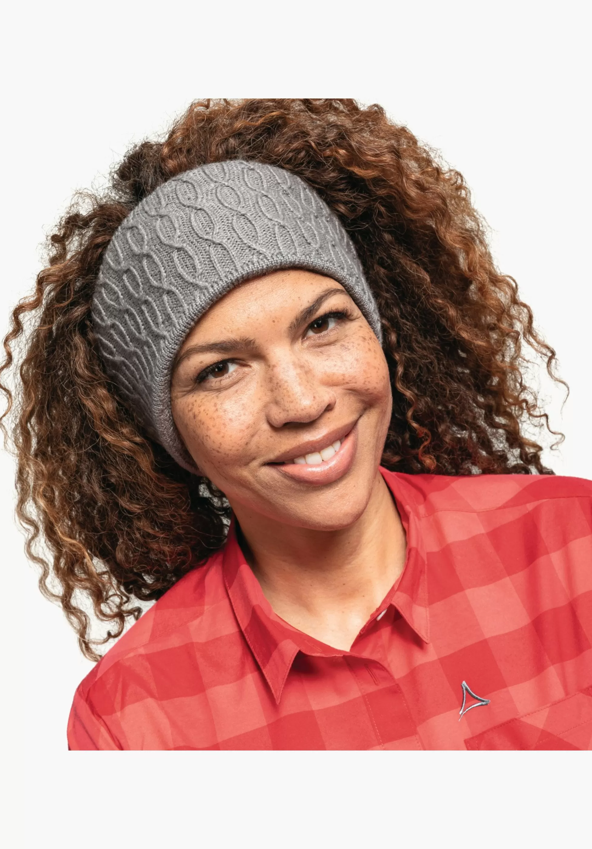 MEN SCHÖFFEL <Warm, lightweight knitted headband white