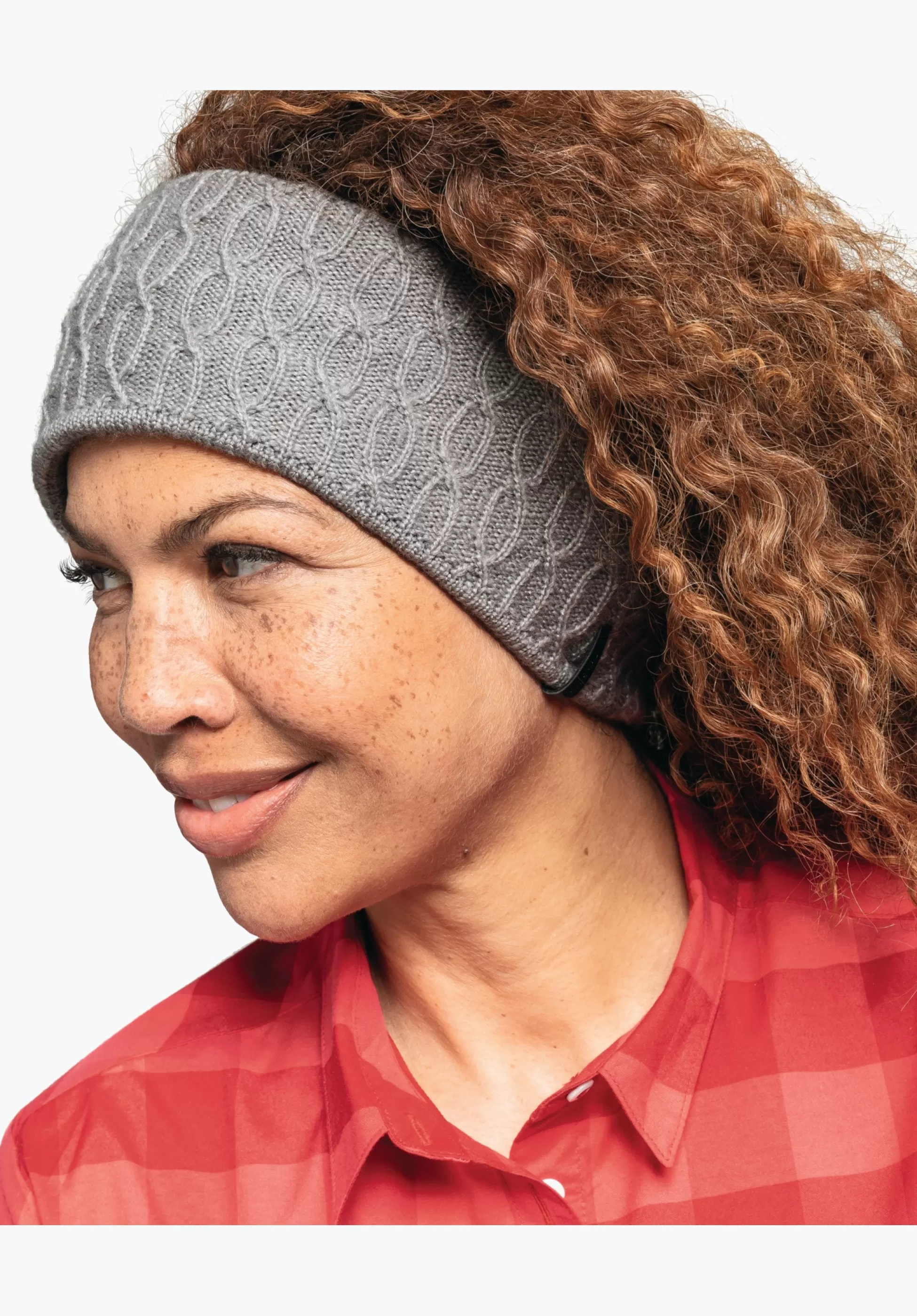 MEN SCHÖFFEL <Warm, lightweight knitted headband white