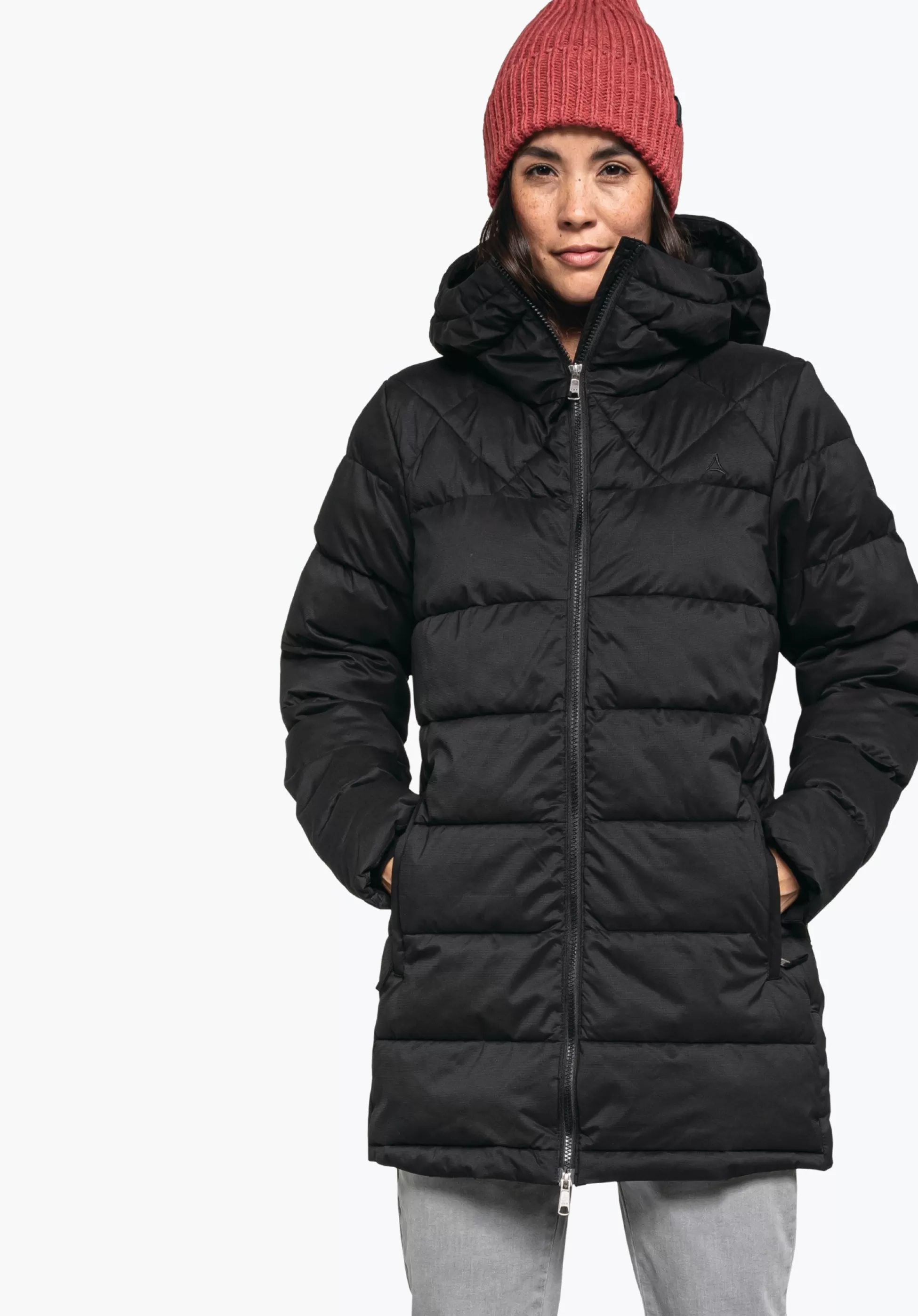 WOMEN SCHÖFFEL Travel/Leisure | Parka / Coat<Warm parka with recycled padding red