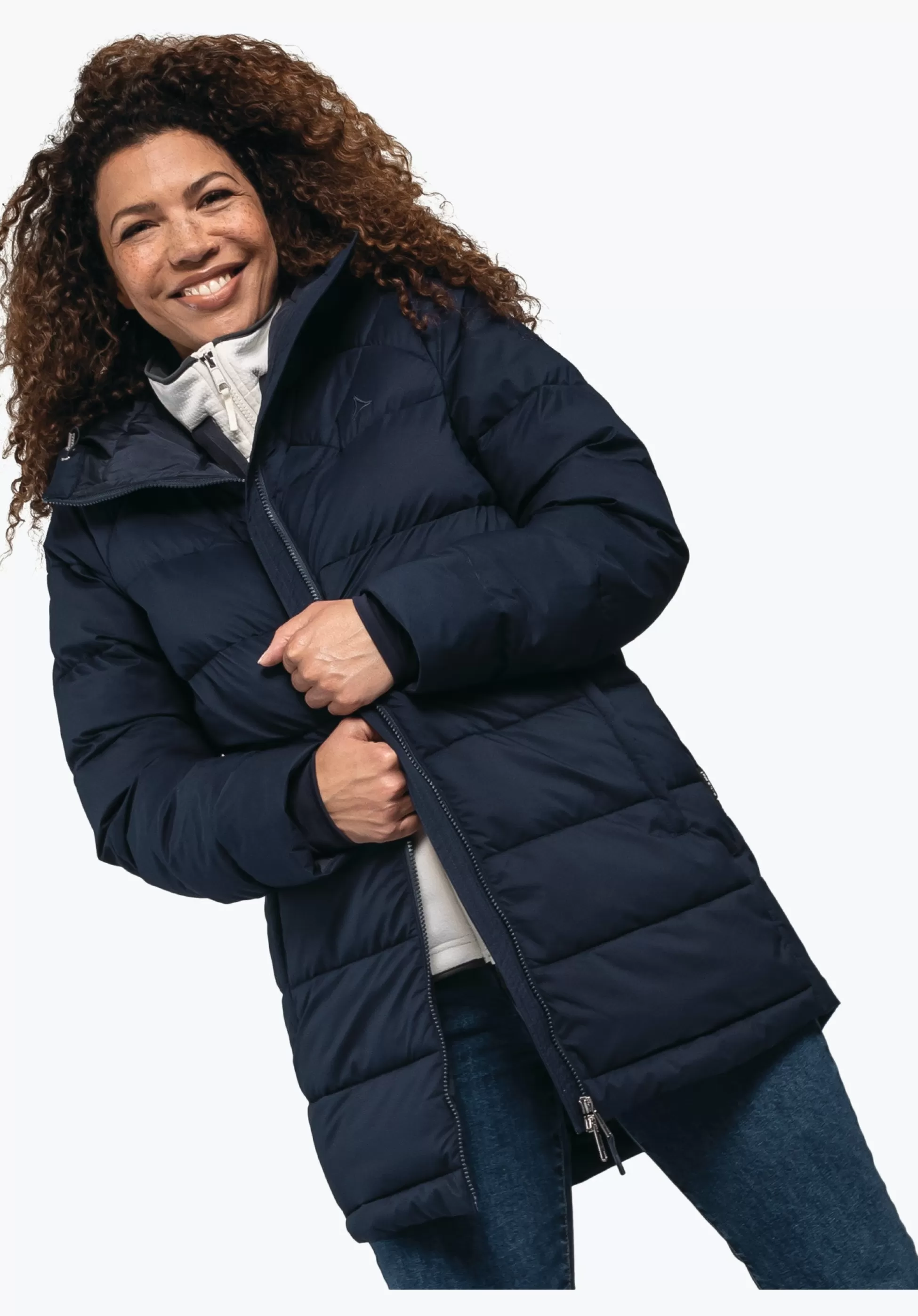 WOMEN SCHÖFFEL Travel/Leisure | Parka / Coat<Warm parka with recycled padding red