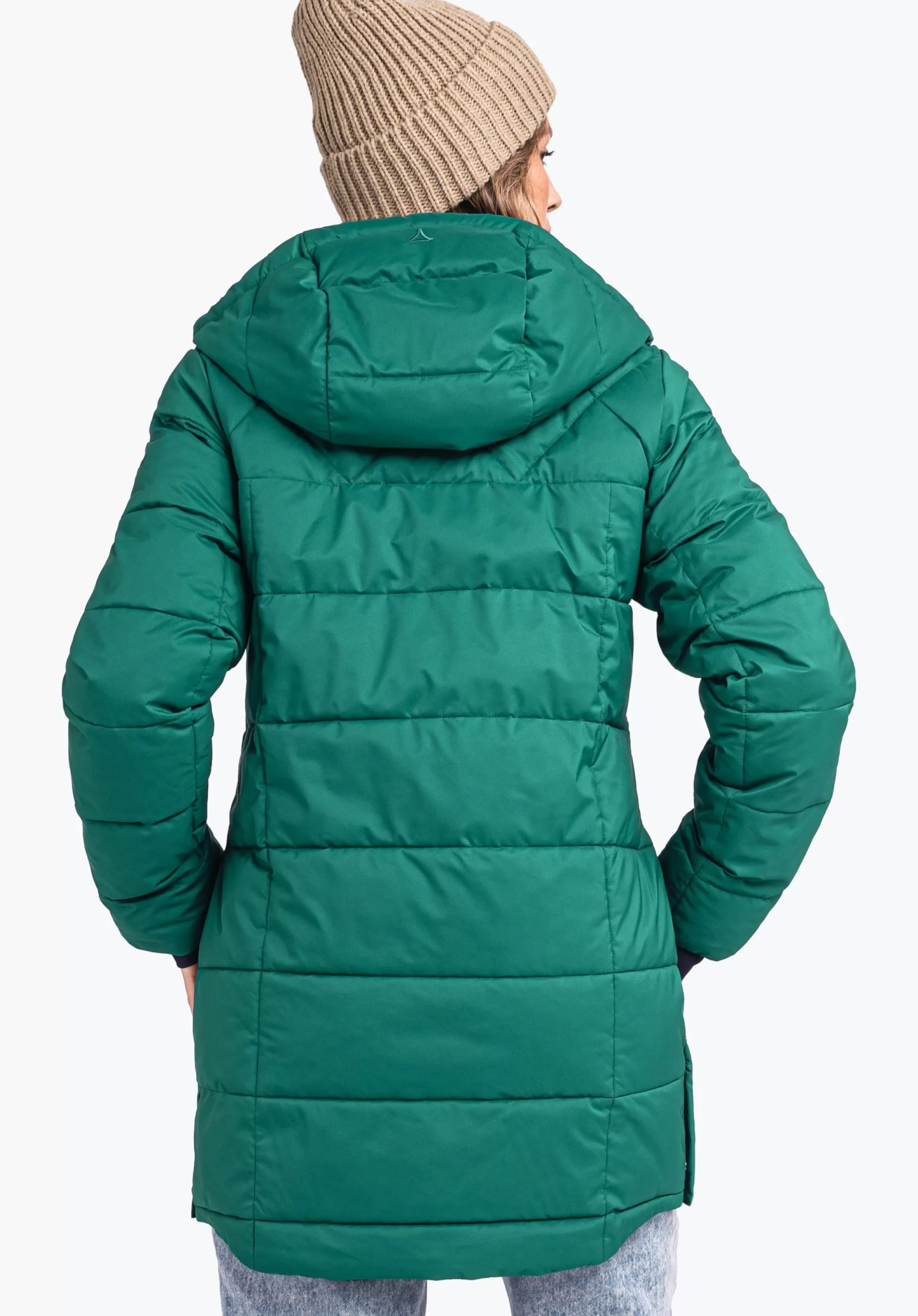 WOMEN SCHÖFFEL Travel/Leisure | Parka / Coat<Warm parka with recycled padding red