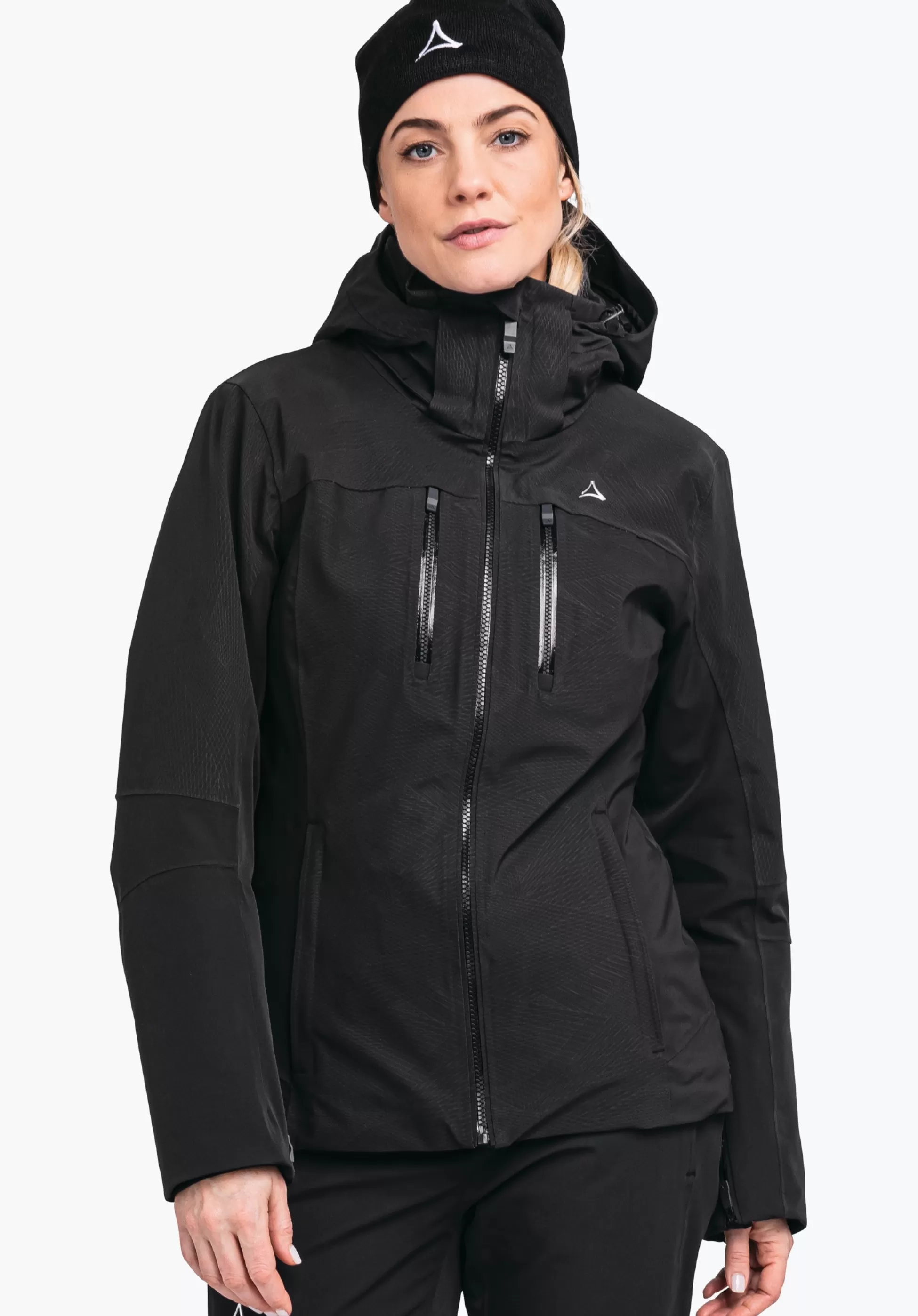 WOMEN SCHÖFFEL Skiing<Warm ski jacket with down covering the whole area beige