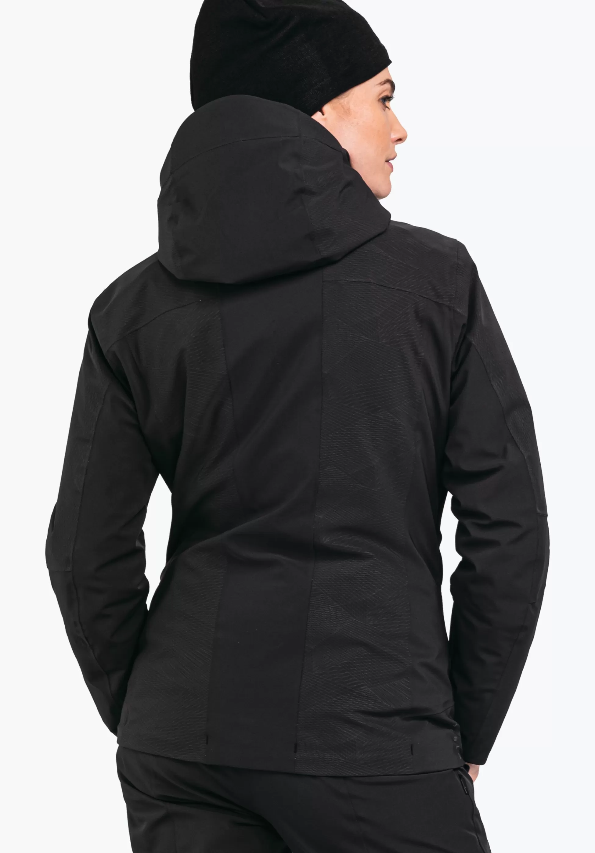 WOMEN SCHÖFFEL Skiing<Warm ski jacket with down covering the whole area beige