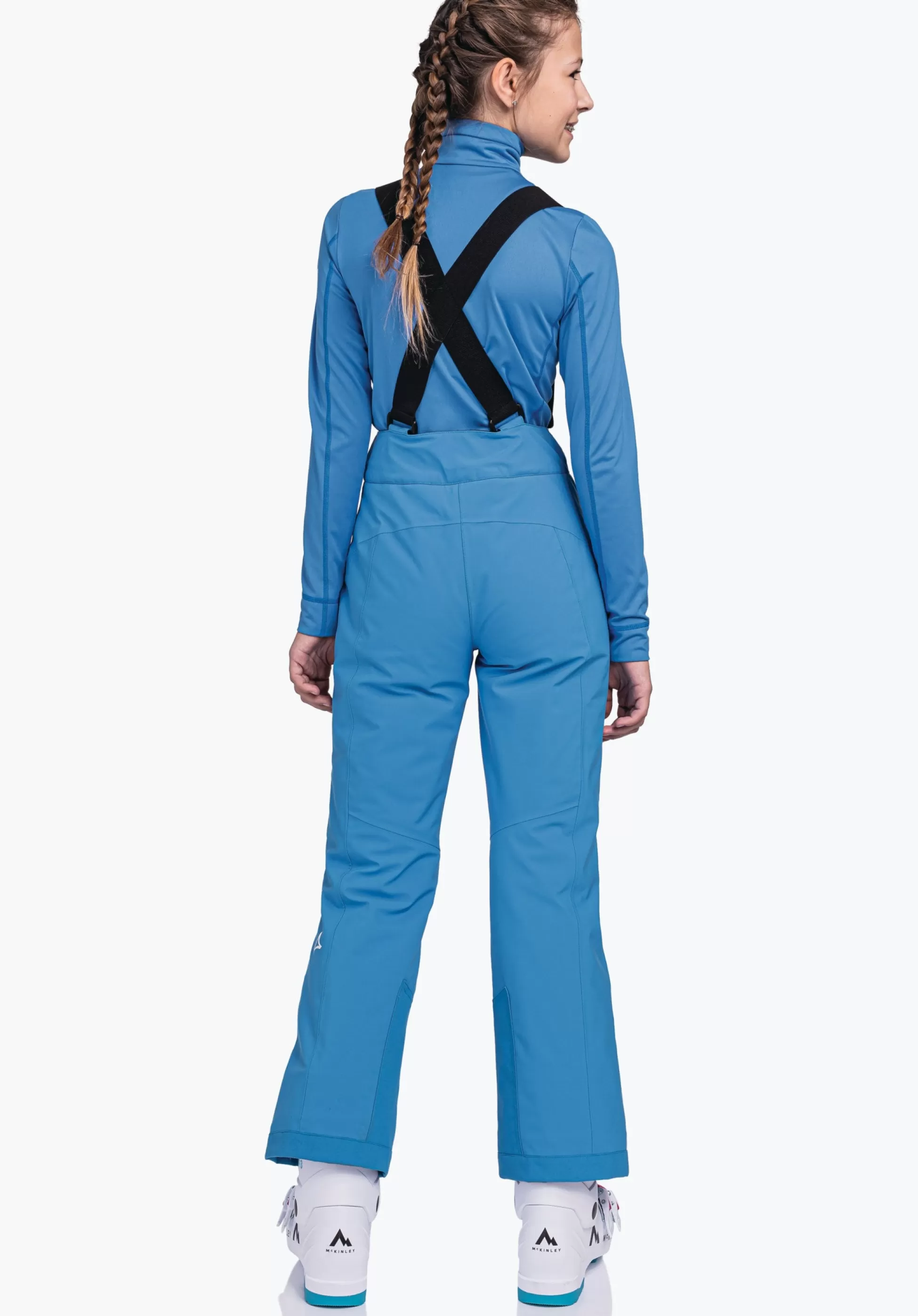 CHILDREN SCHÖFFEL Ski<Warm ski pants with stretchy braces red