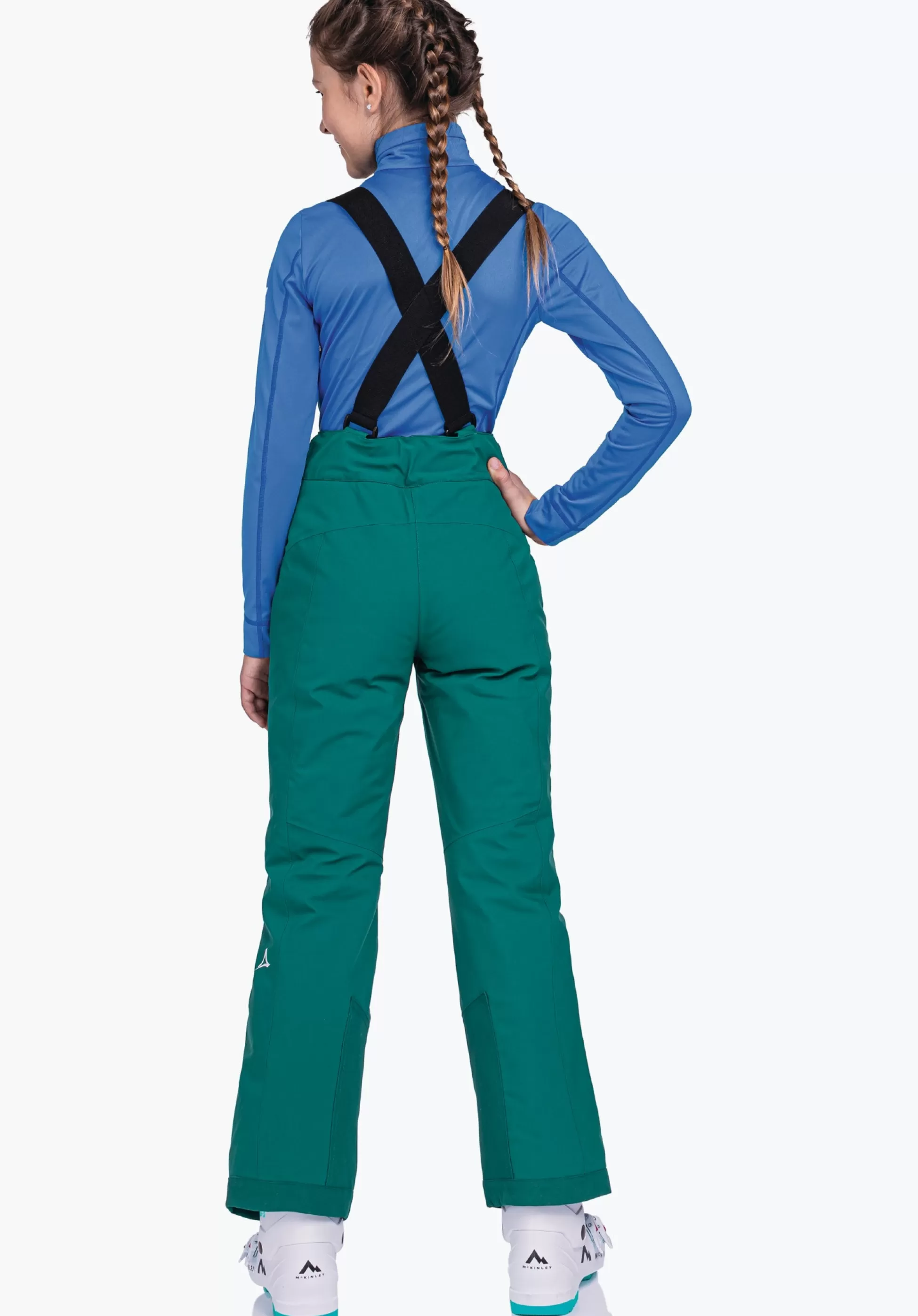 CHILDREN SCHÖFFEL Ski<Warm ski pants with stretchy braces red