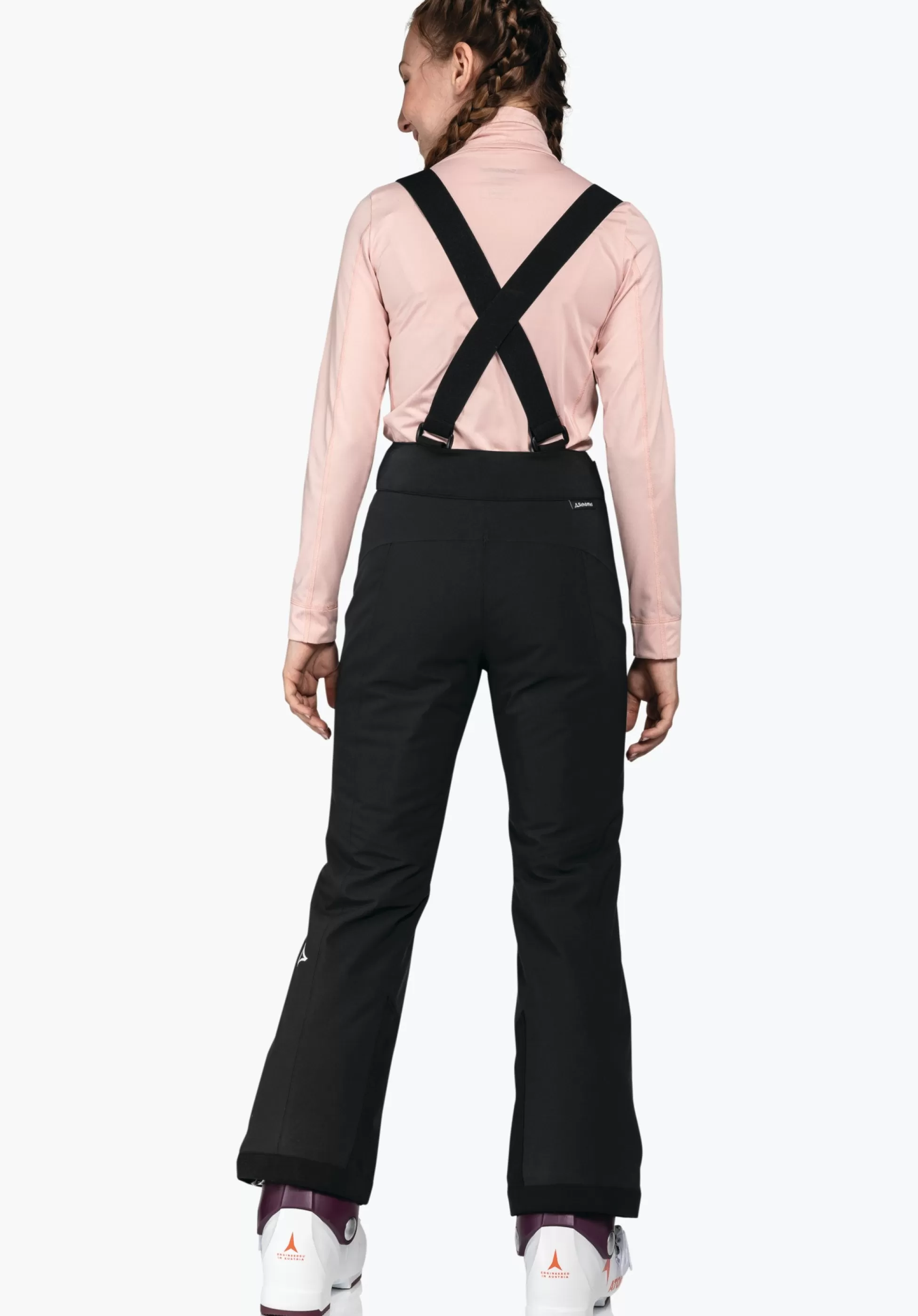CHILDREN SCHÖFFEL Ski<Warm ski pants with stretchy braces red