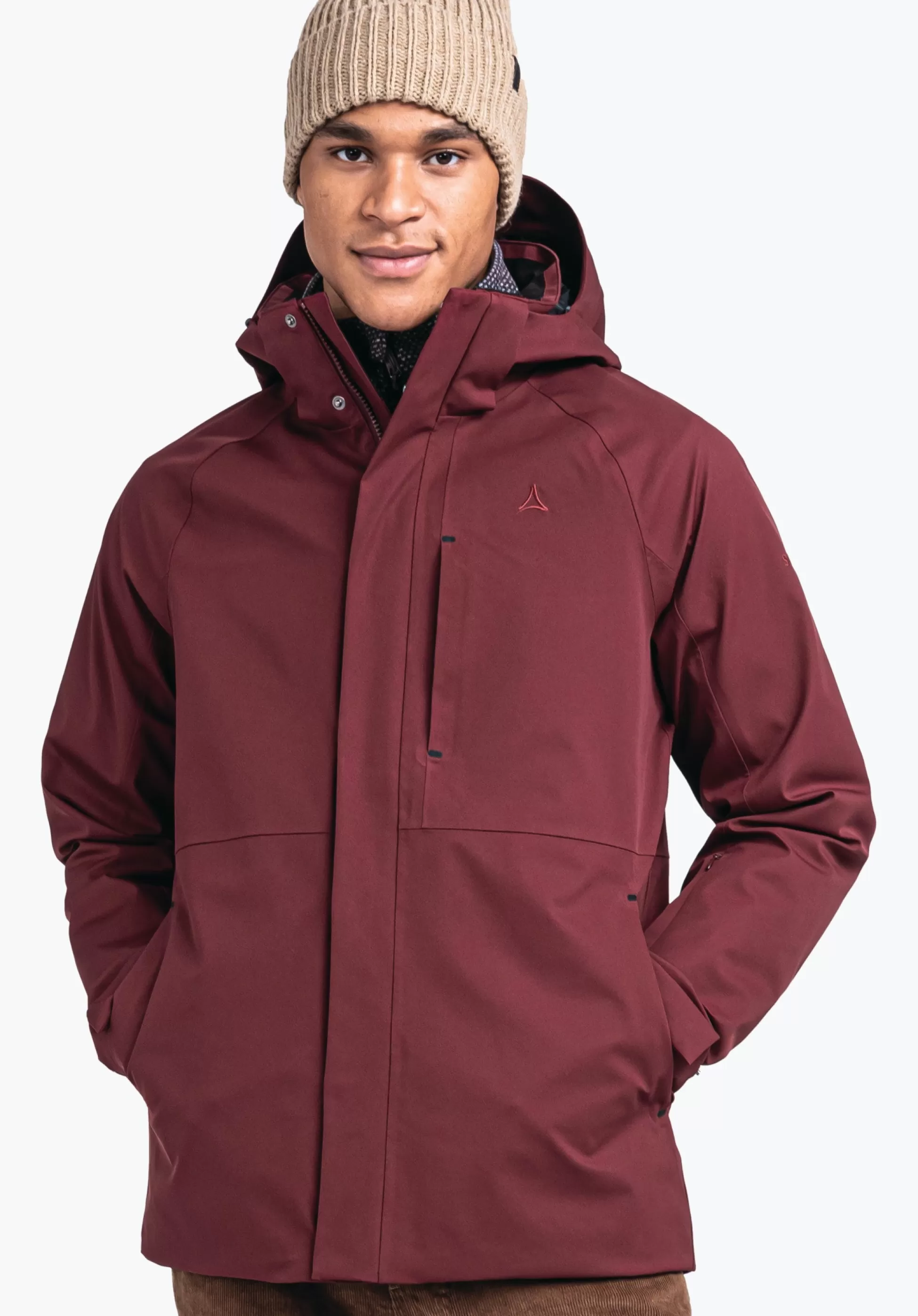 MEN SCHÖFFEL Travel/Leisure | Outdoor Jackets<Warm ZipIn! jacket with smartphone pocket red