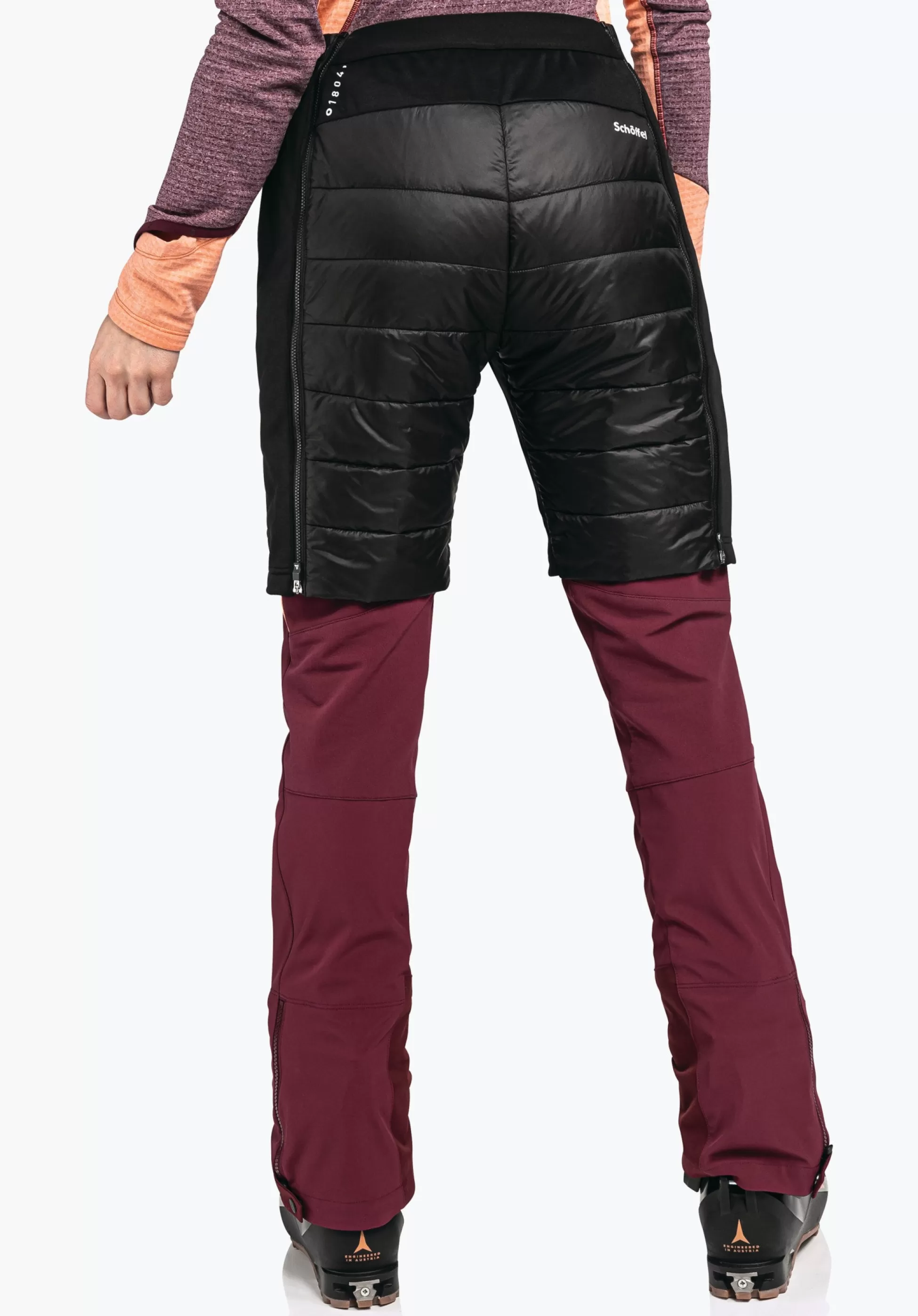 WOMEN SCHÖFFEL Ski Tour | Mountaineering | Pants Short<Warming and elastic insulation shorts red