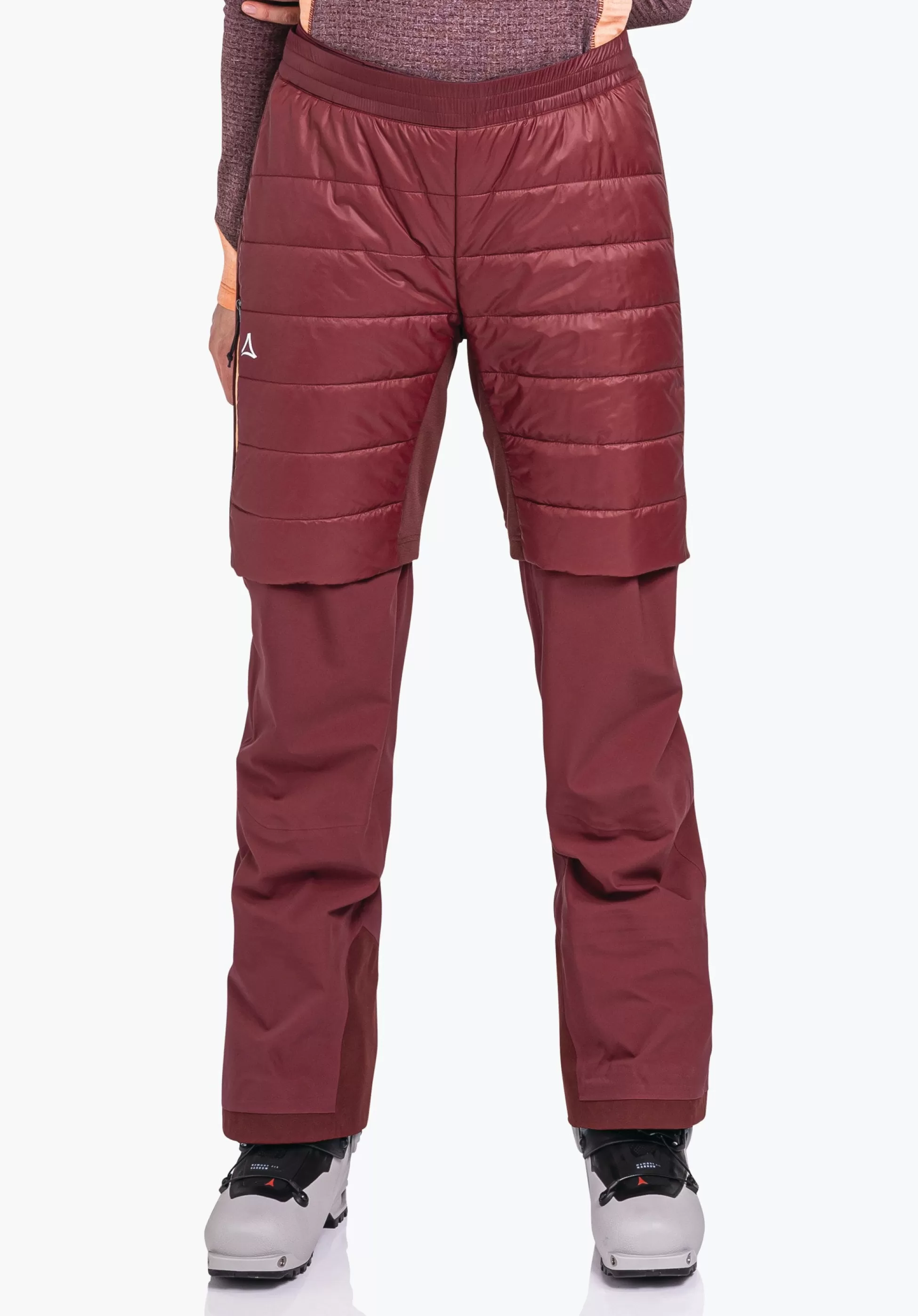 WOMEN SCHÖFFEL Ski Tour | Mountaineering | Pants Short<Warming and elastic insulation shorts red