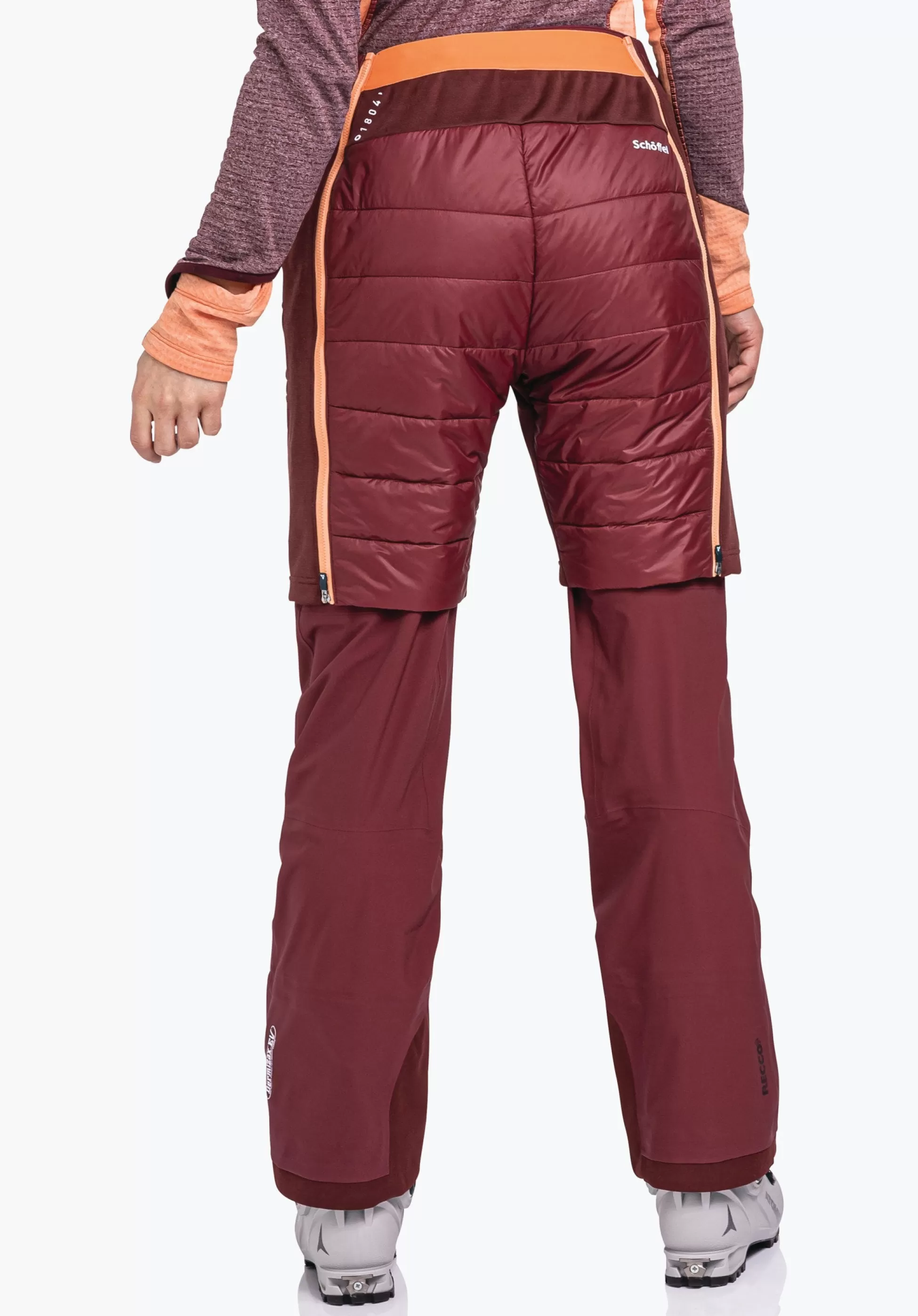 WOMEN SCHÖFFEL Ski Tour | Mountaineering | Pants Short<Warming and elastic insulation shorts red