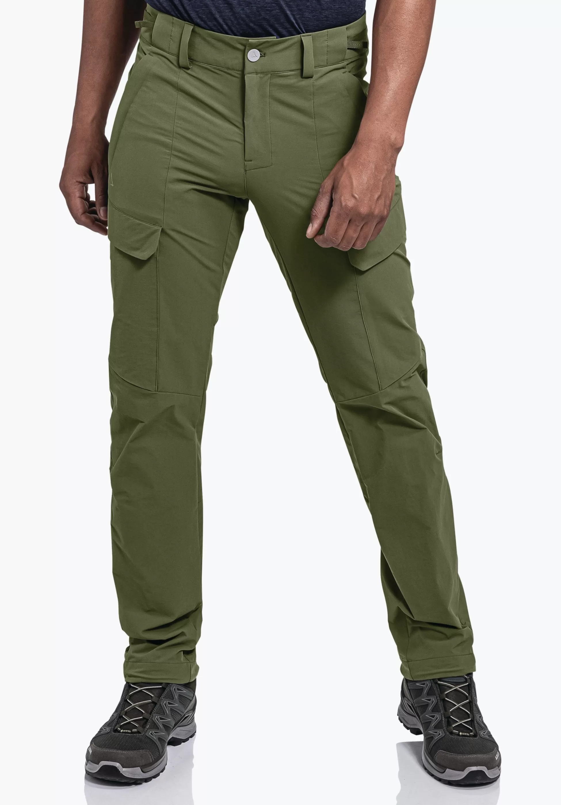 MEN SCHÖFFEL Pants Long<Water repellent hiking pants grün