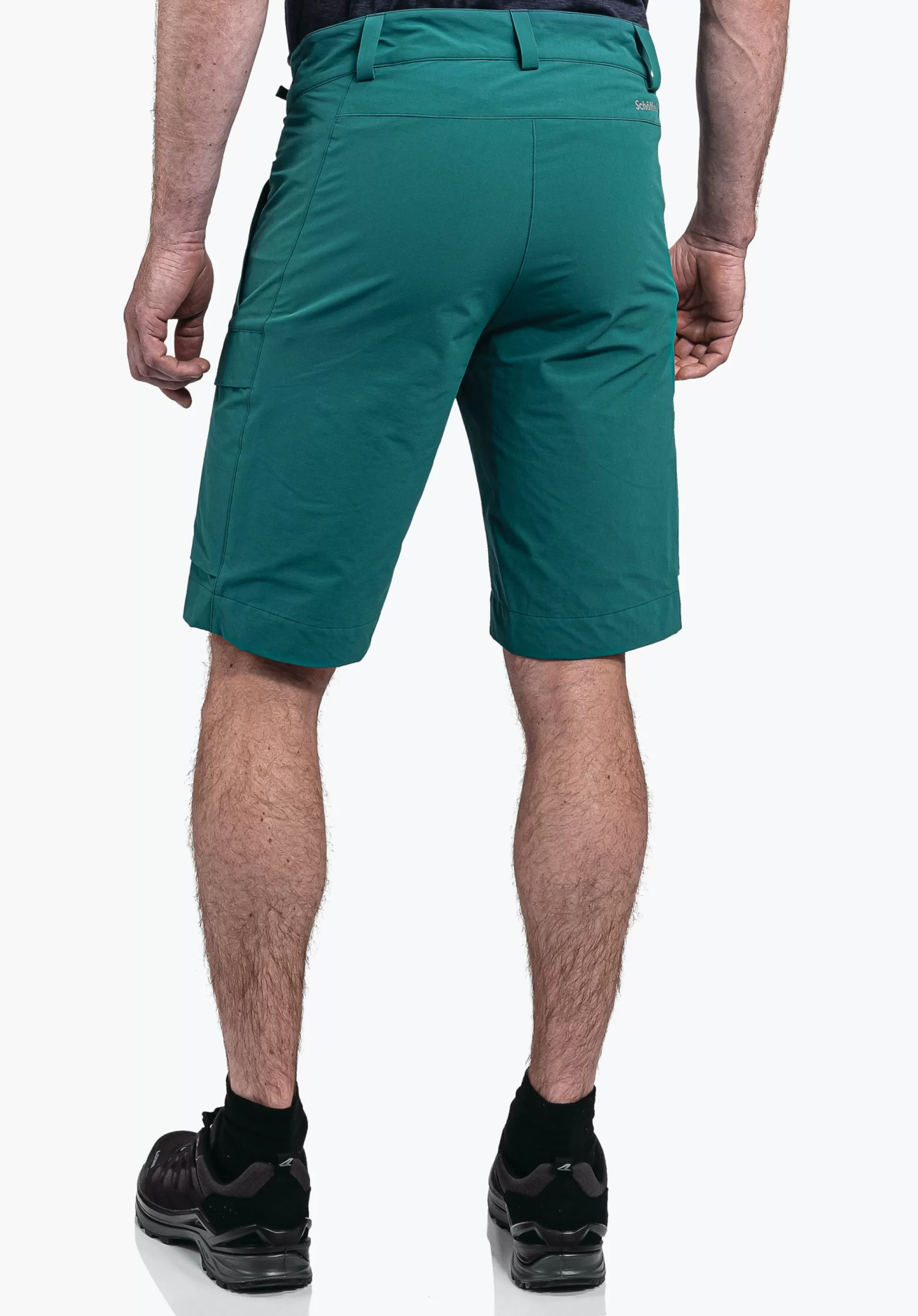 MEN SCHÖFFEL Pants Short<Water repellent hiking shorts grün