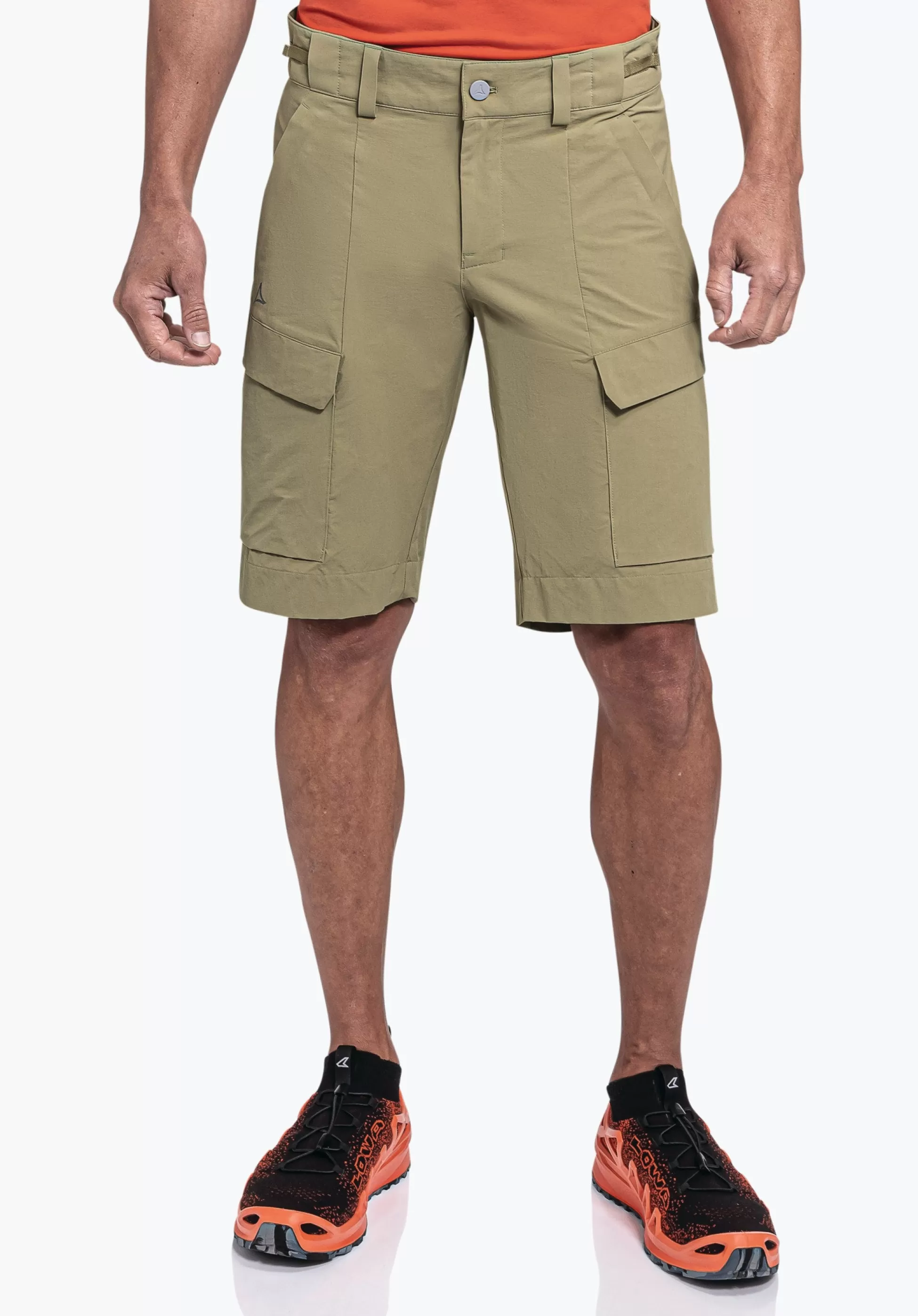 MEN SCHÖFFEL Pants Short<Water repellent hiking shorts grün