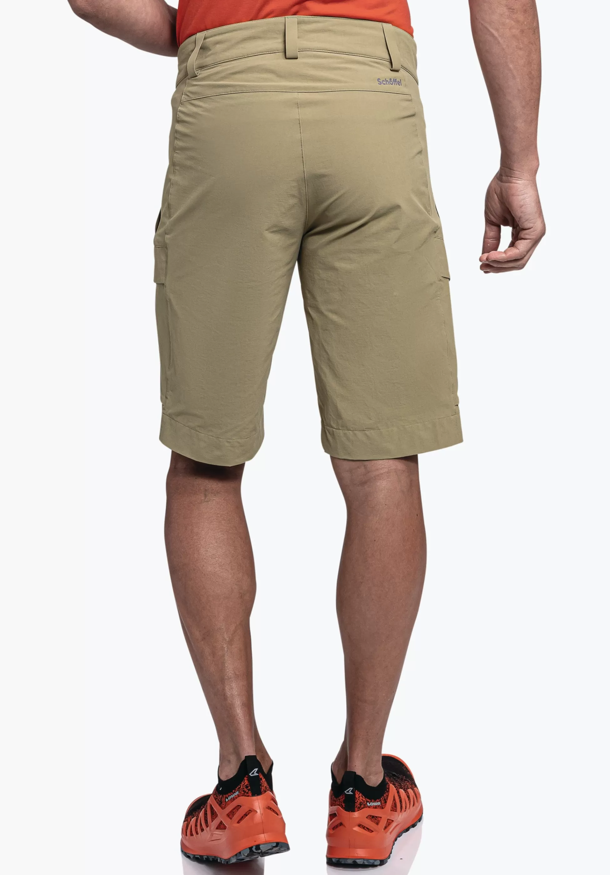 MEN SCHÖFFEL Pants Short<Water repellent hiking shorts grün