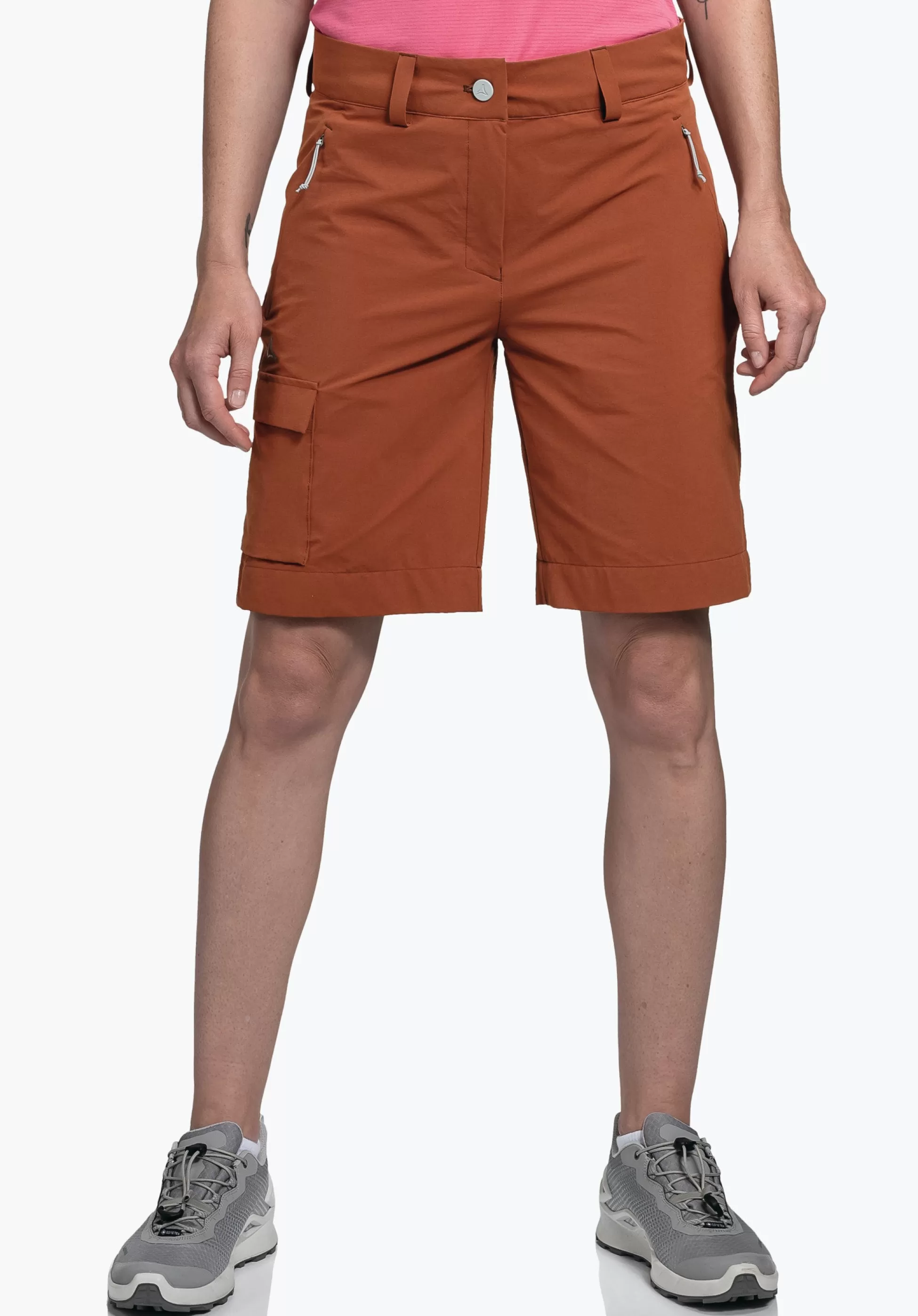 WOMEN SCHÖFFEL Pants Short<Water repellent hiking shorts rot