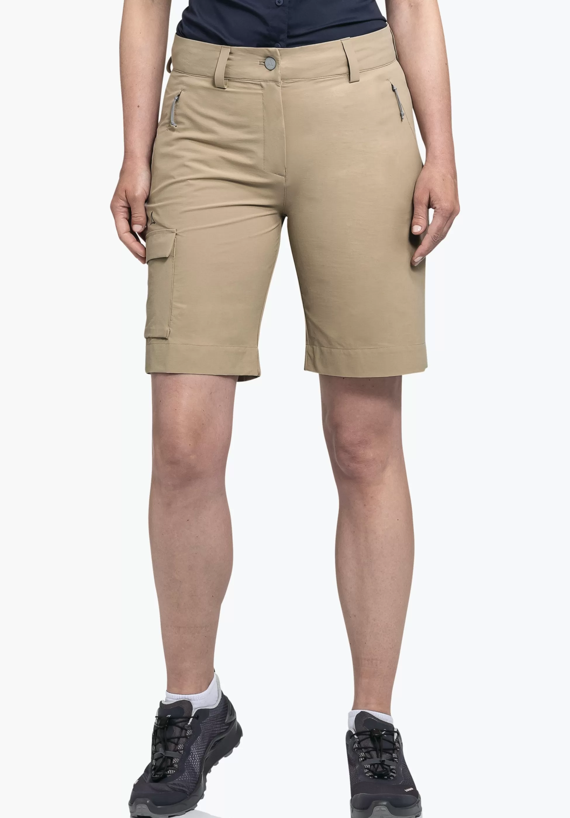 WOMEN SCHÖFFEL Pants Short<Water repellent hiking shorts rot