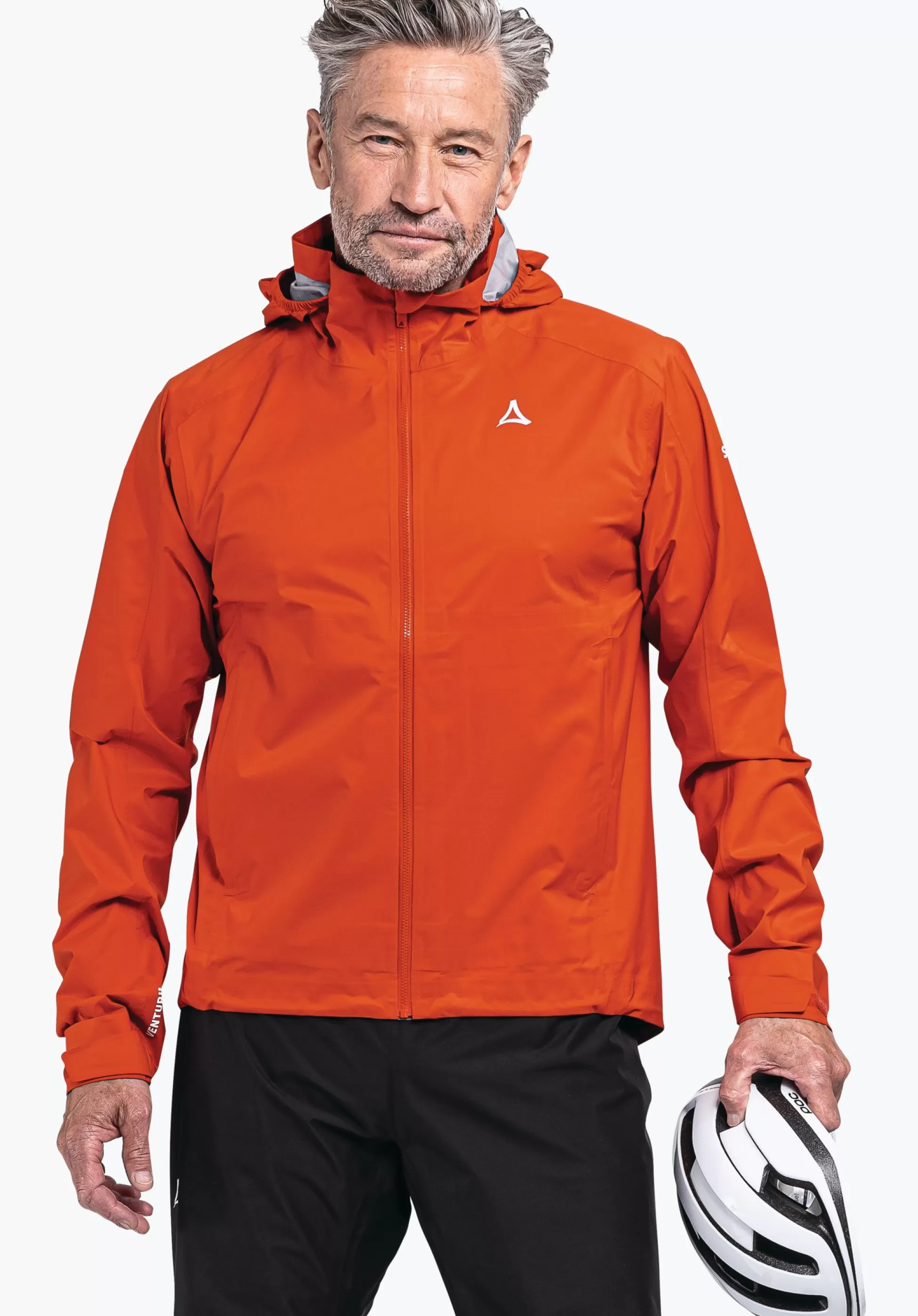MEN SCHÖFFEL Bike<Waterproof & breathable bike jacket orange