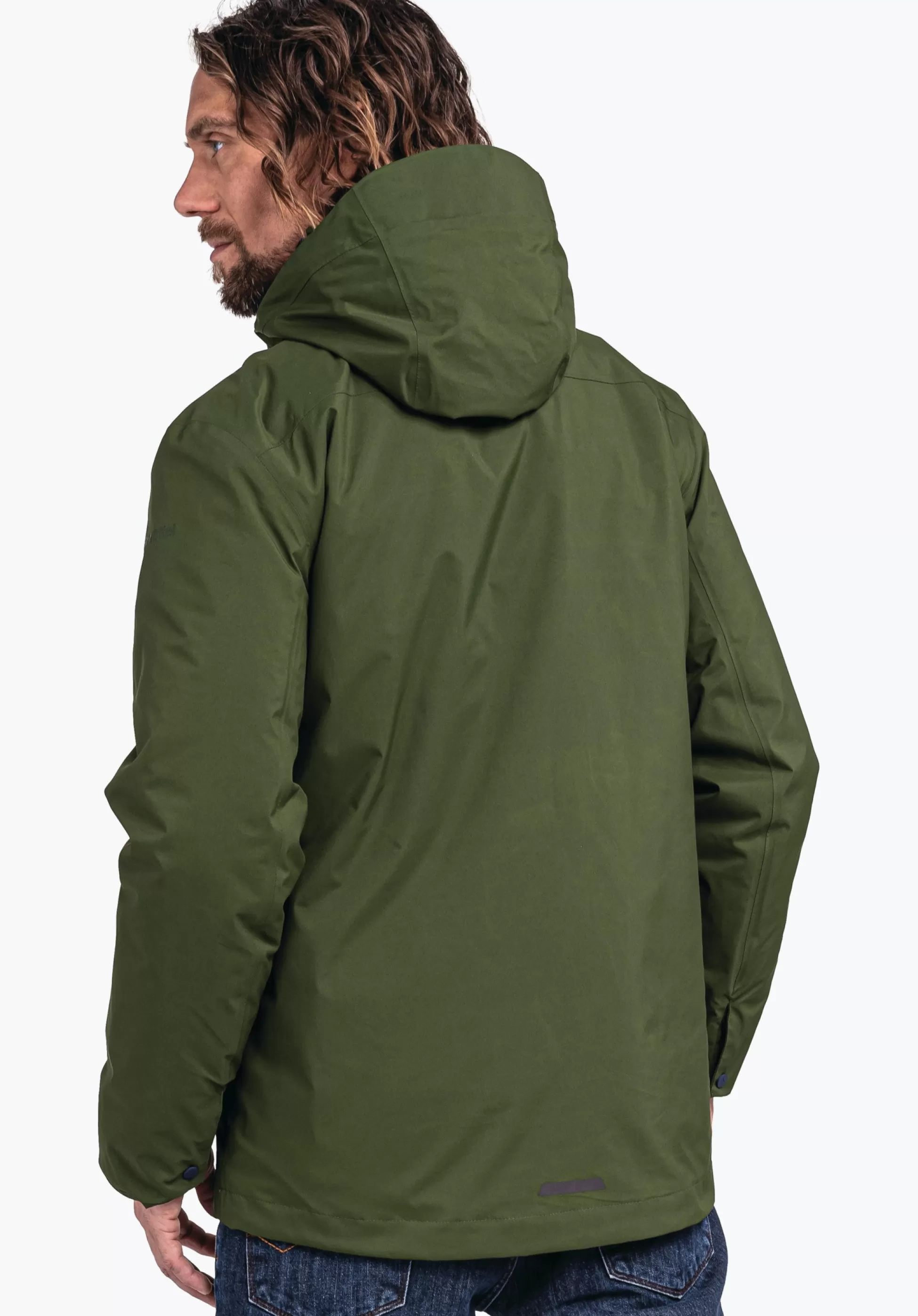 MEN SCHÖFFEL Travel/Leisure | Double Jackets<Waterproof and fashionable 3in1 parka green