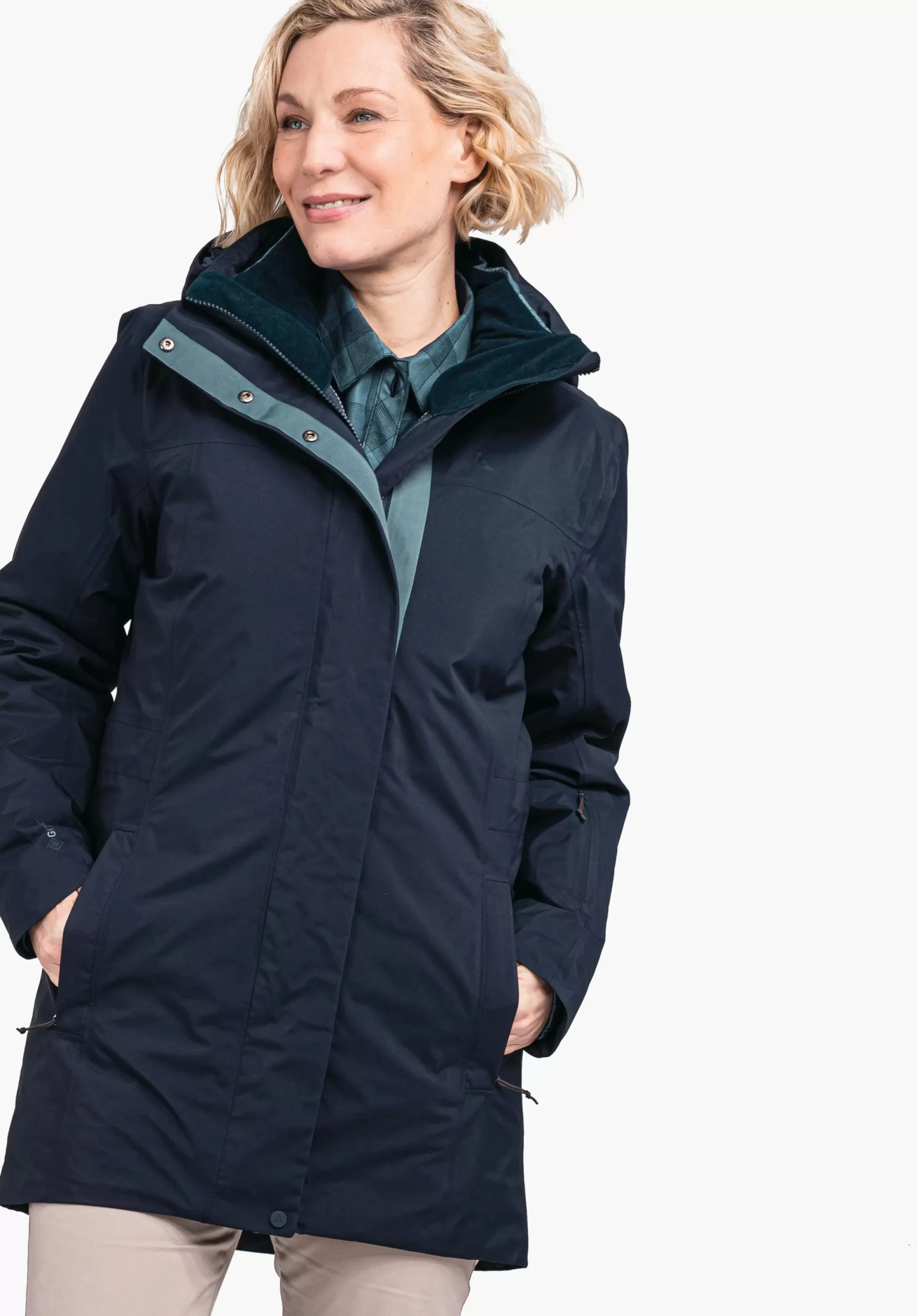 WOMEN SCHÖFFEL Travel/Leisure | Double Jackets<Waterproof and fashionable 3in1 parka rot