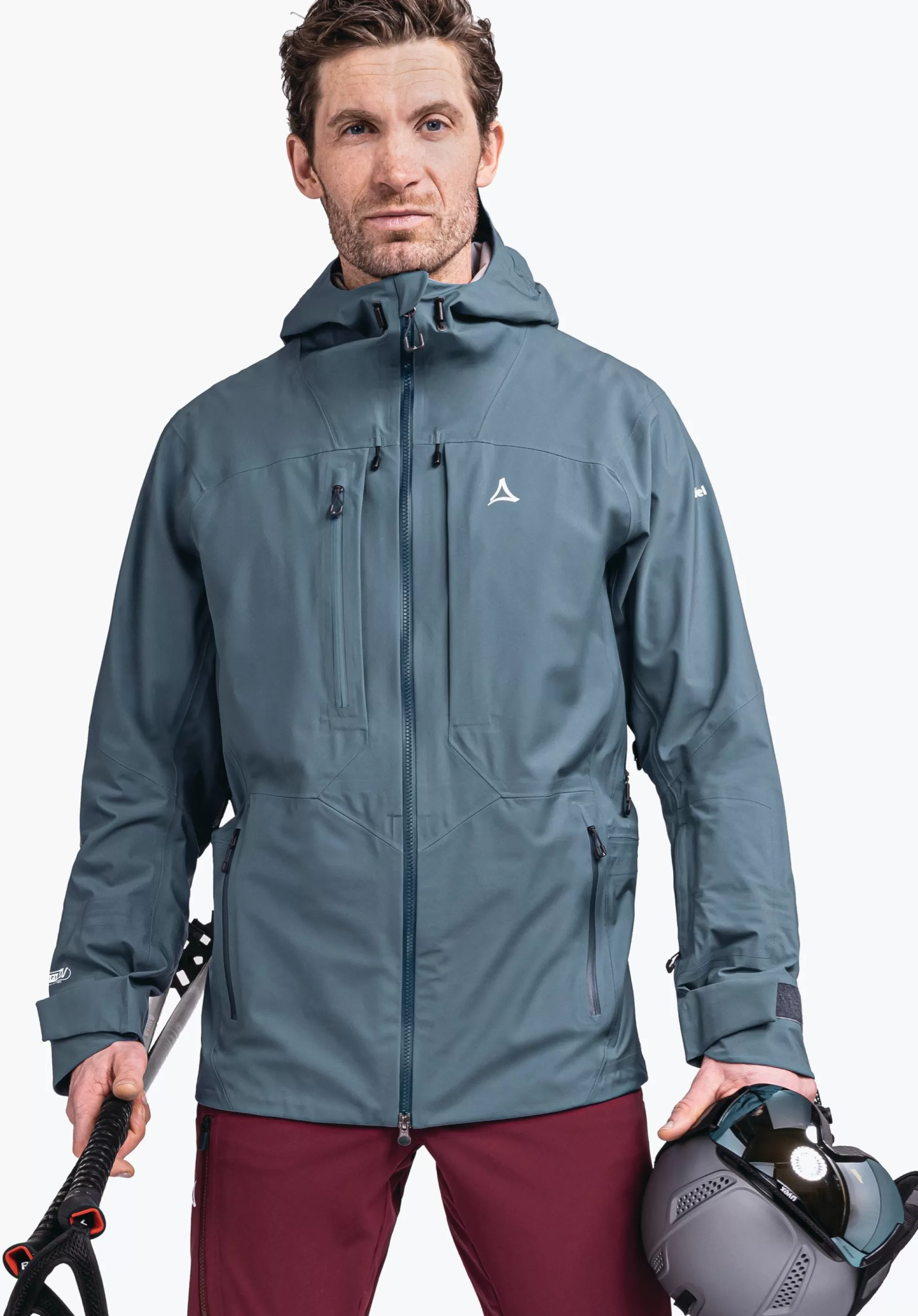 MEN SCHÖFFEL Ski Tour | Mountaineering | Outdoor Jackets<Waterproof freeride ski jacket beige