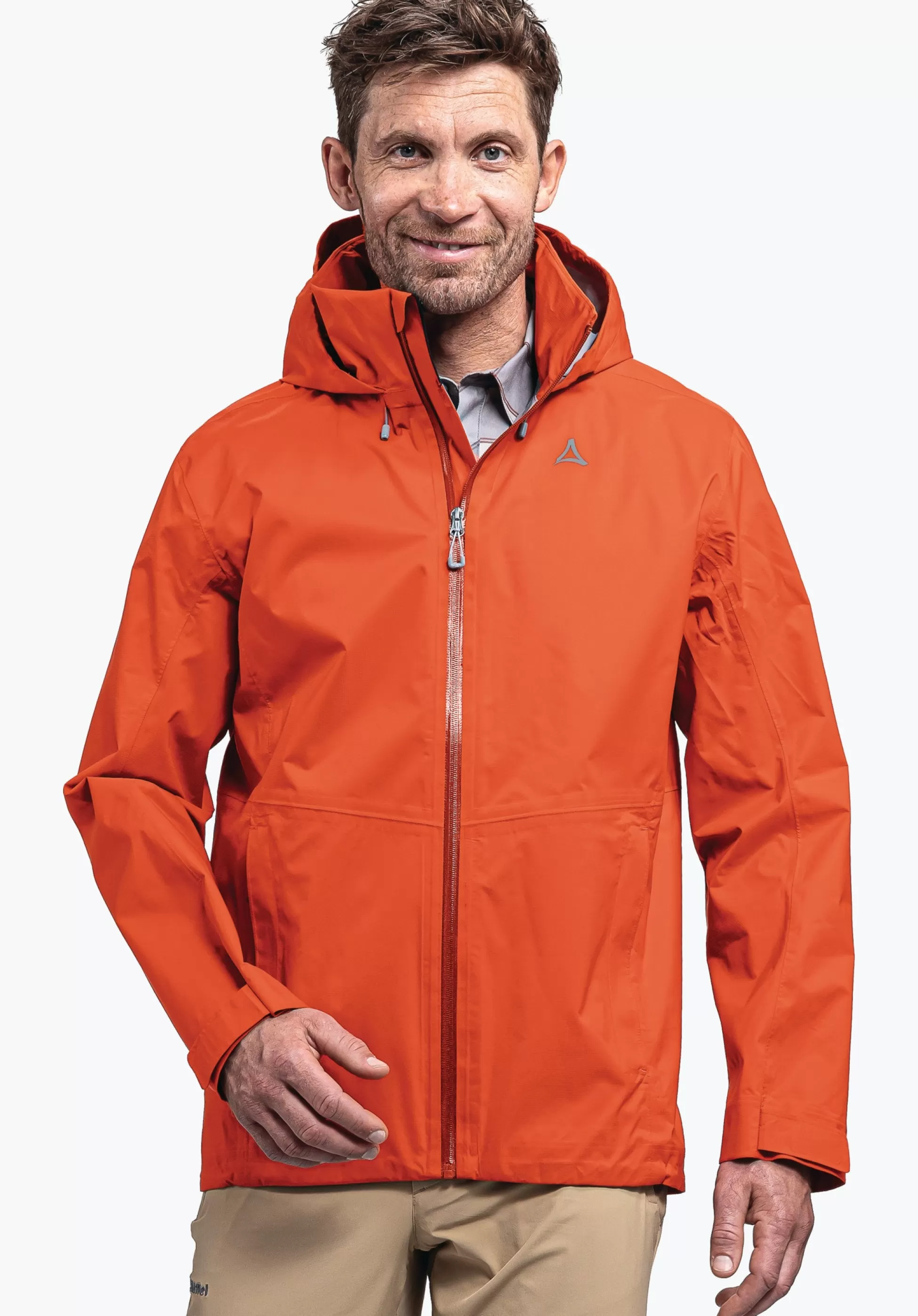 MEN SCHÖFFEL Outdoor Jackets<Waterproof jacket for hiking orange
