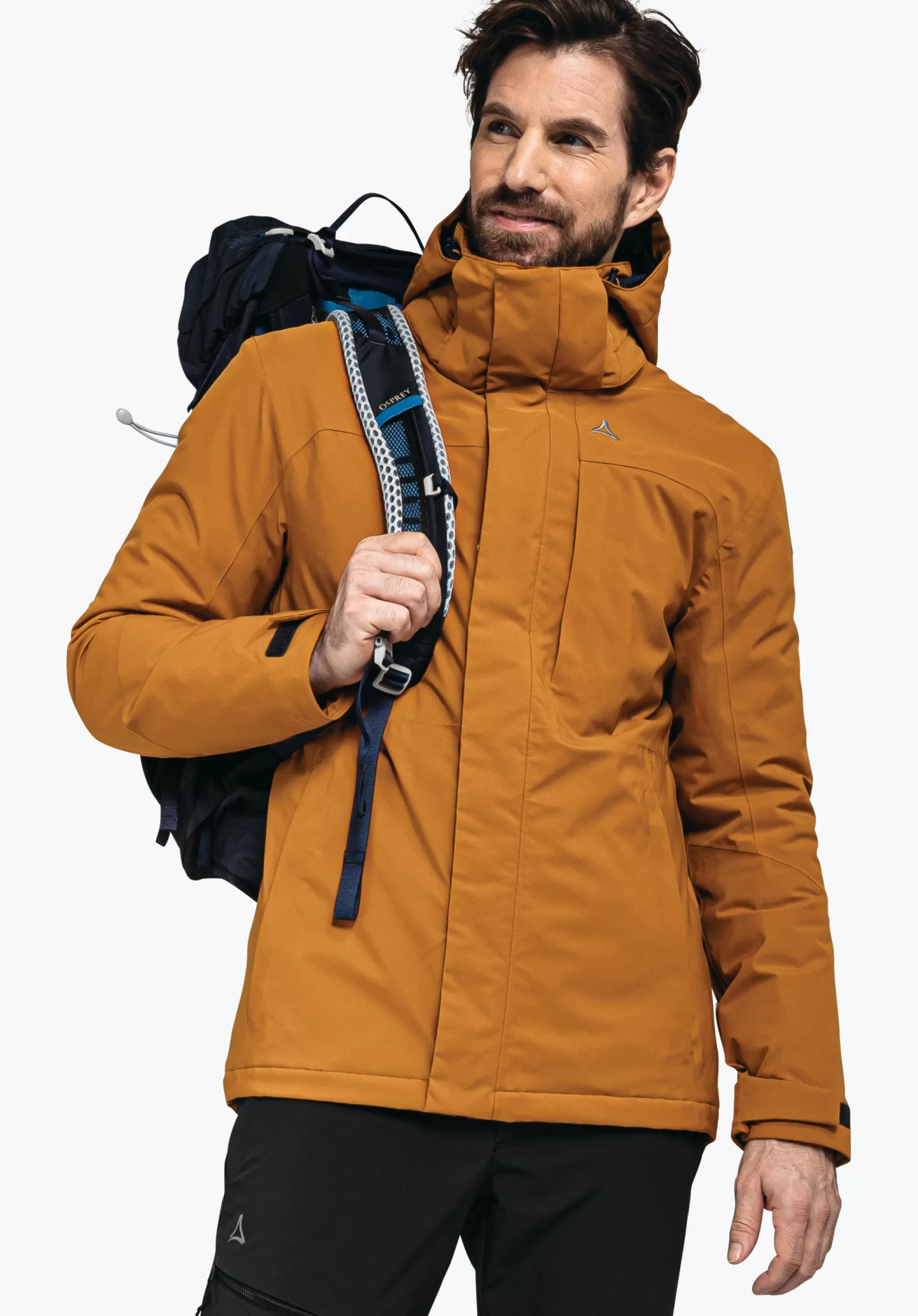 MEN SCHÖFFEL Trek & Hike | Parka / Coat | Outdoor Jackets<Waterproof jacket with padding inside orange