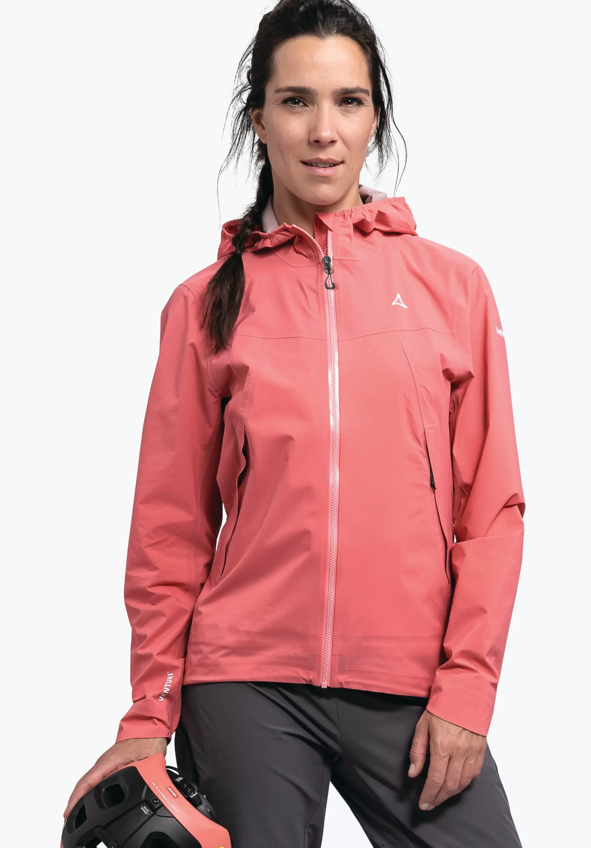 WOMEN SCHÖFFEL Bike<Waterproof mountain bike jacket rosa