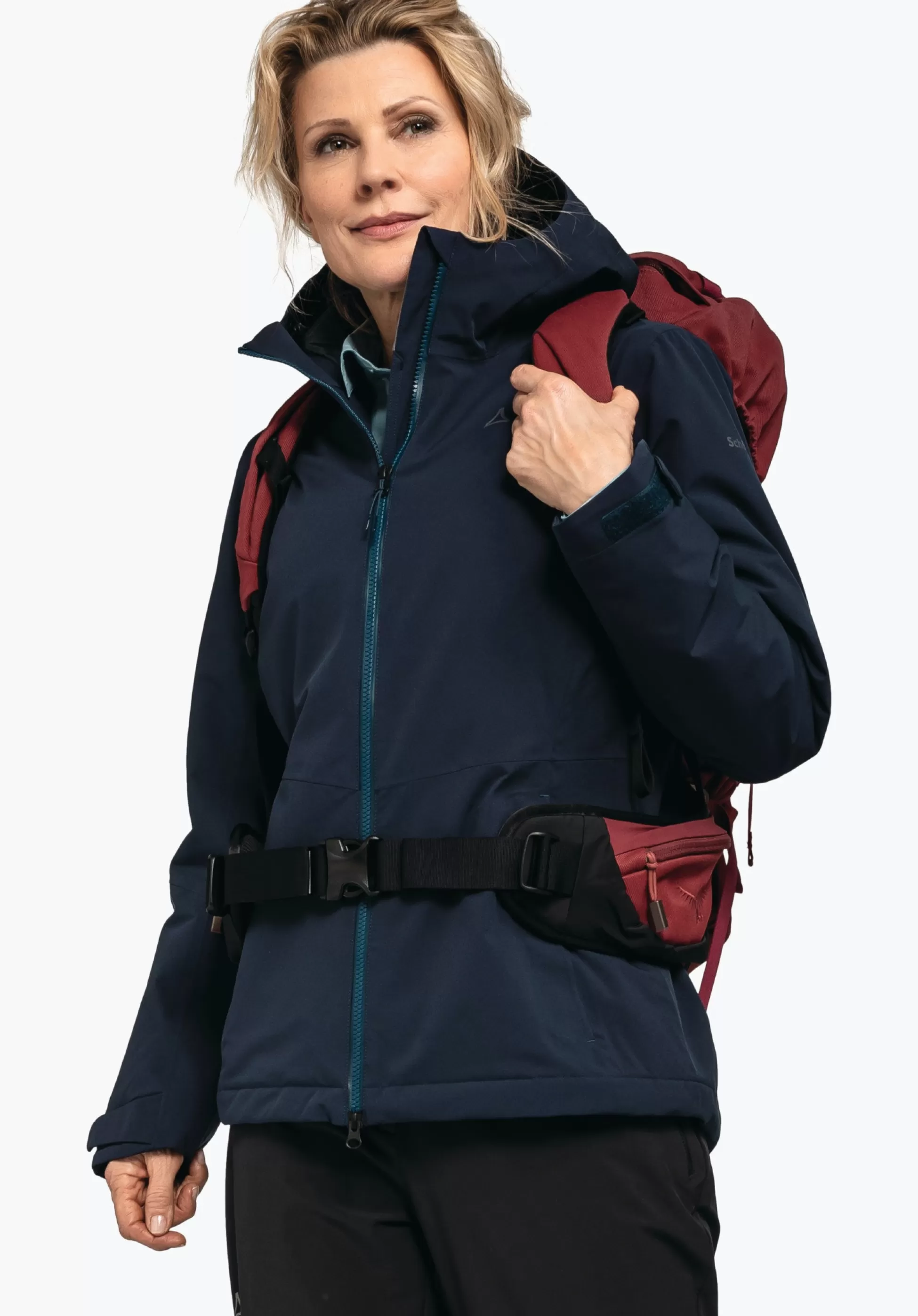 WOMEN SCHÖFFEL Trek & Hike | Outdoor Jackets<Waterproof padded hiking jacket red