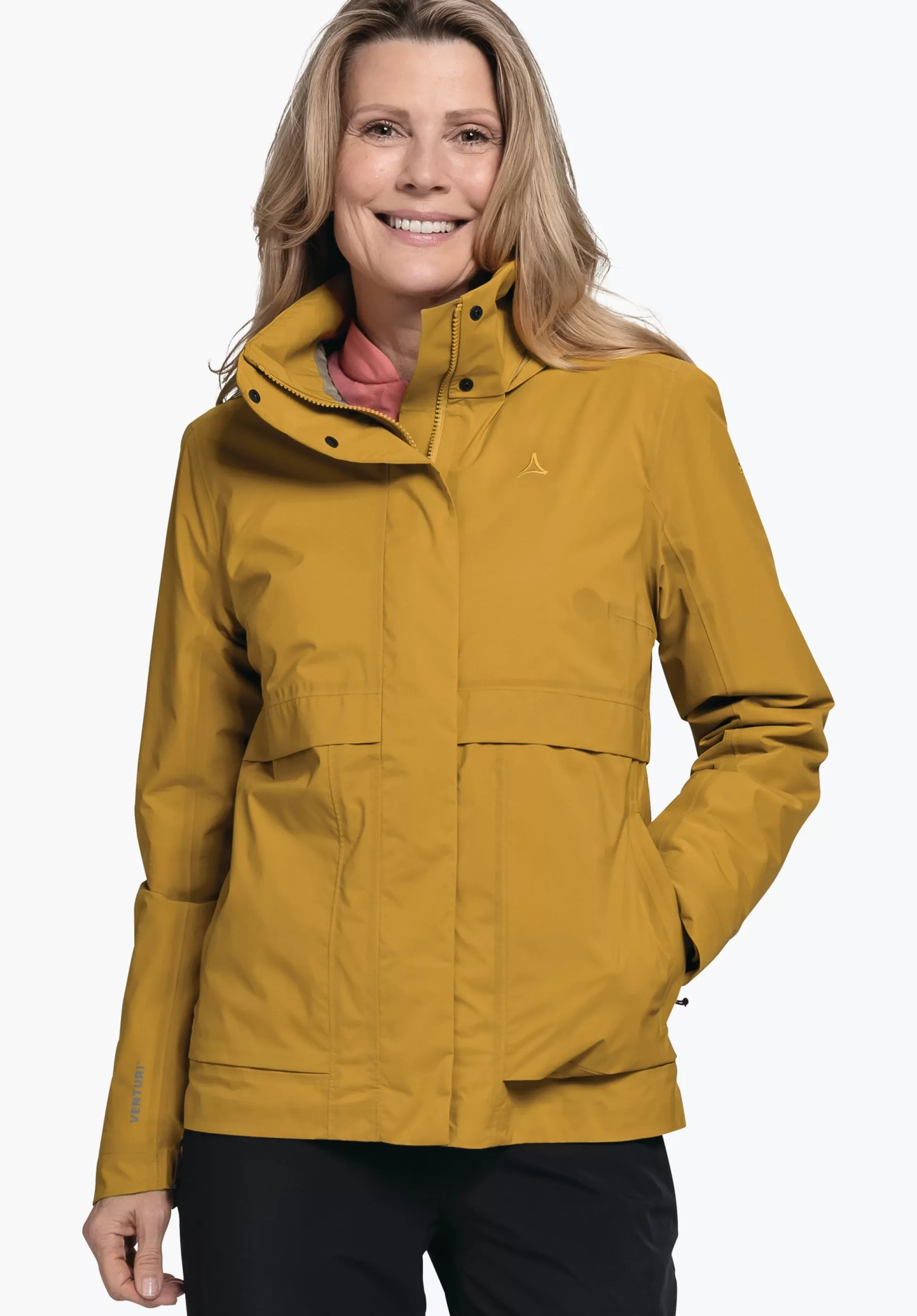 WOMEN SCHÖFFEL Outdoor Jackets | Travel/Leisure<Waterproof stylish everyday jacket rosa