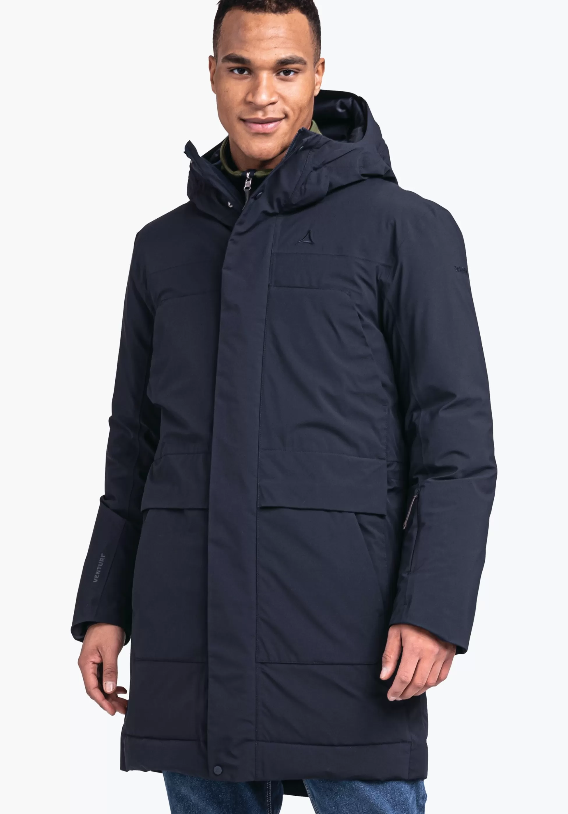 MEN SCHÖFFEL Travel/Leisure | Down- / Thermojacket<Waterproof urban down parka blue