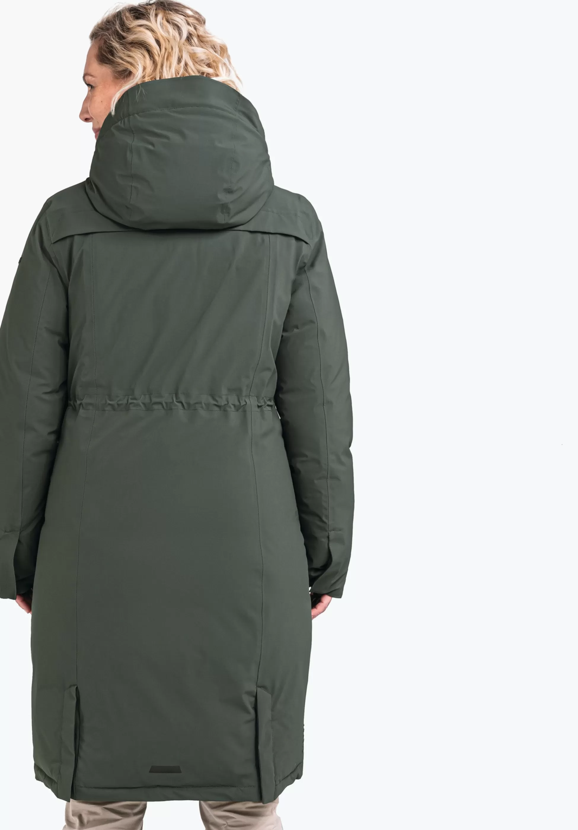 WOMEN SCHÖFFEL Travel/Leisure | Down- / Thermojacket<Waterproof urban down parka green