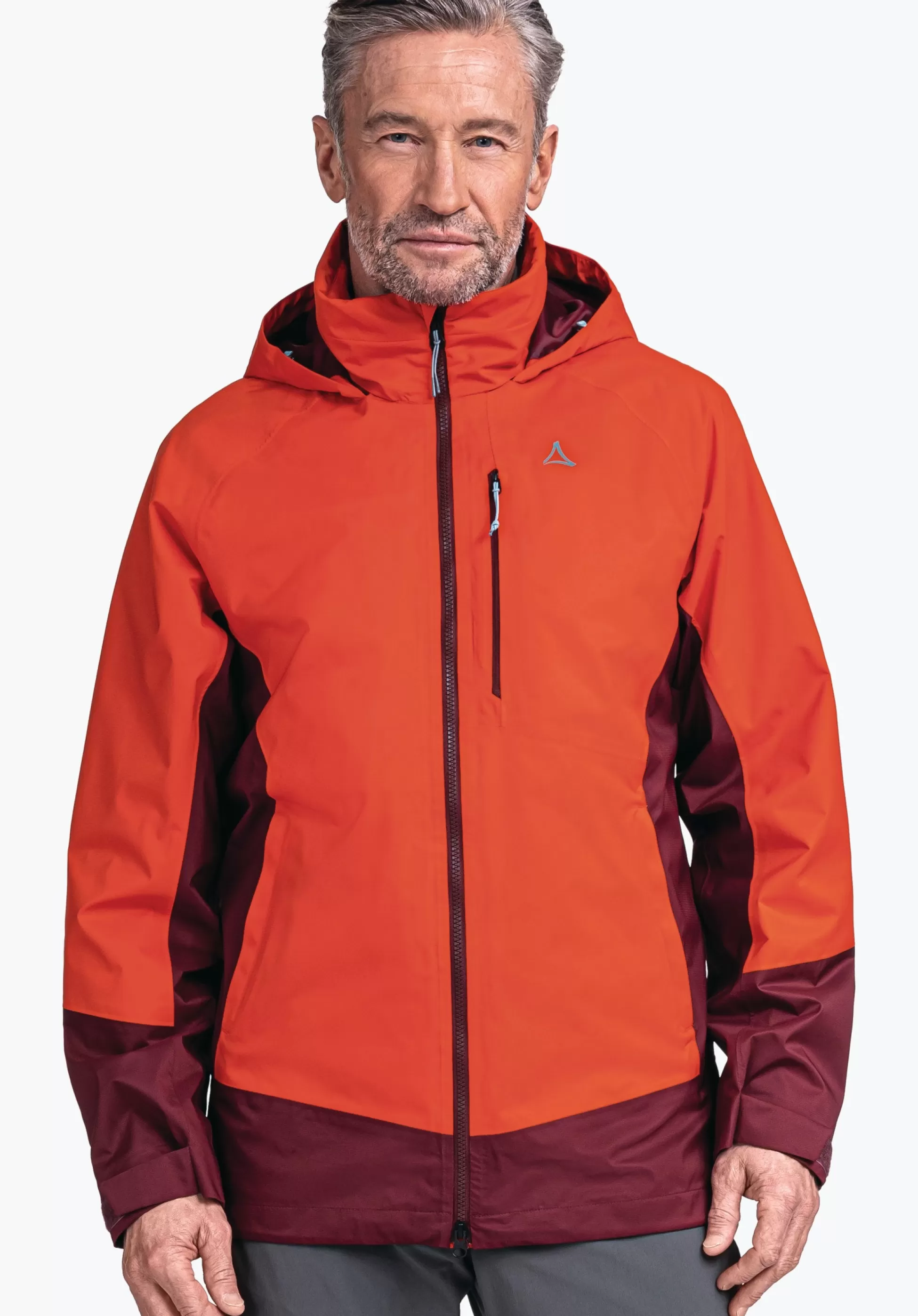 MEN SCHÖFFEL Trek & Hike | Outdoor Jackets<Waterproof ZipIn hiking jacket orange