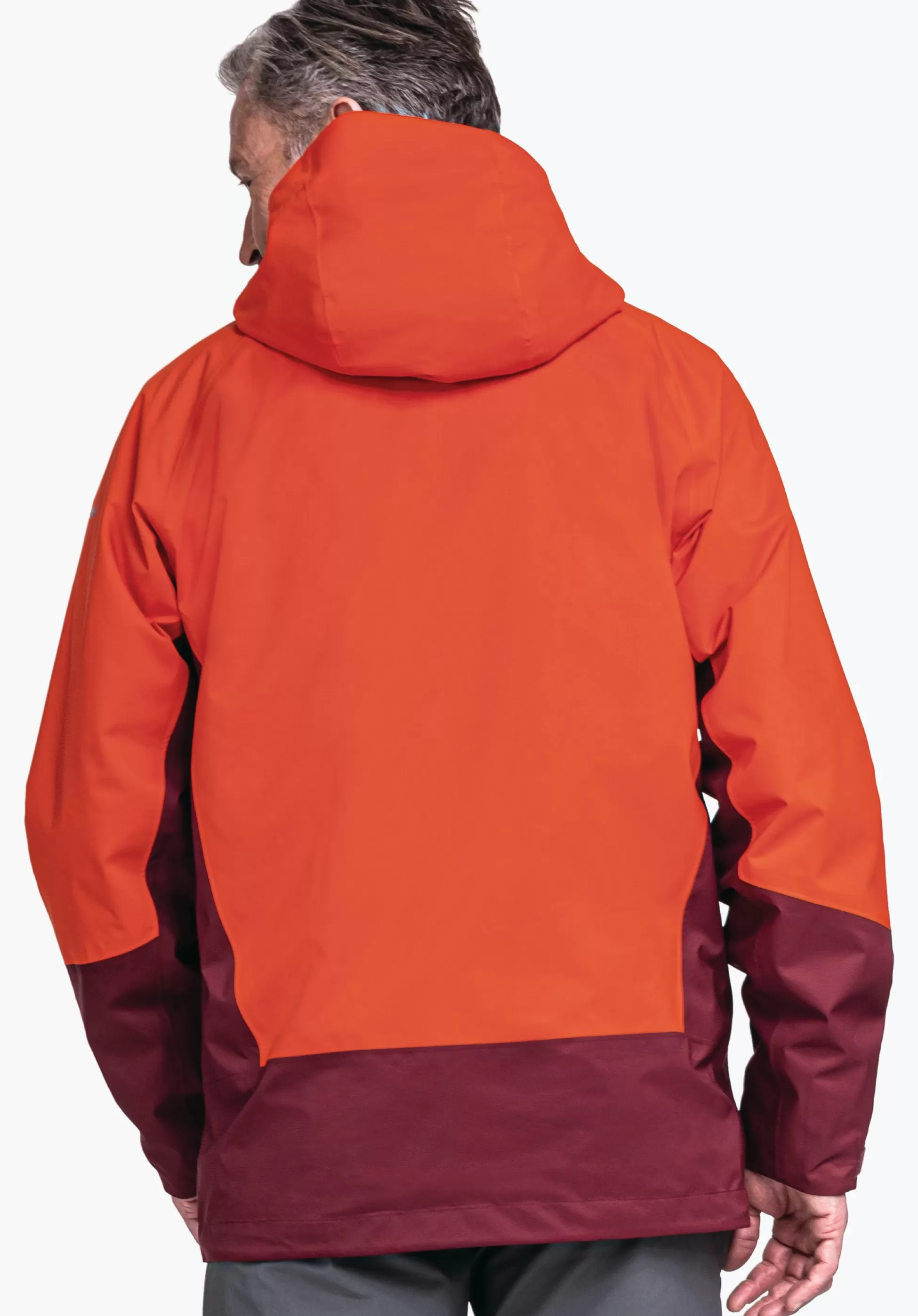 MEN SCHÖFFEL Trek & Hike | Outdoor Jackets<Waterproof ZipIn hiking jacket orange