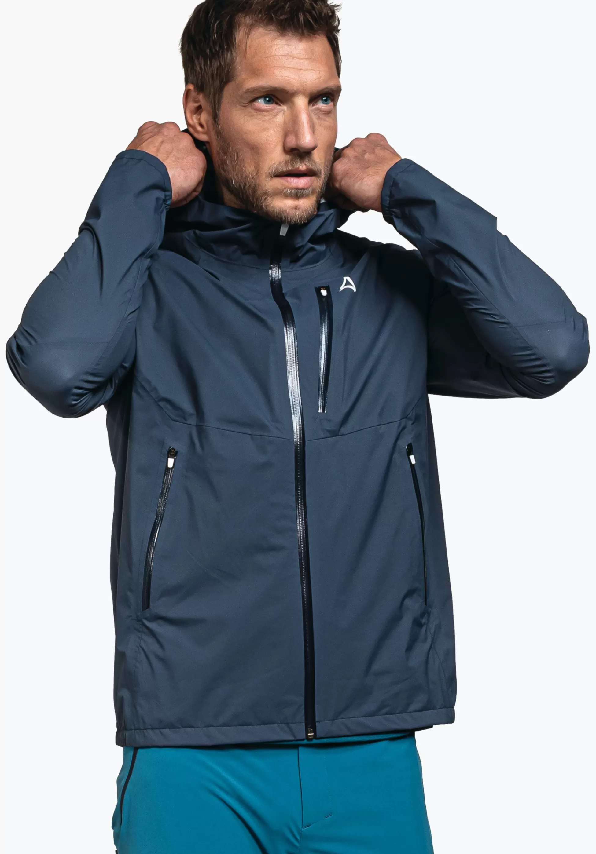 MEN SCHÖFFEL Trek & Hike | Outdoor Jackets<Wind- and waterproof hiking jacket blue