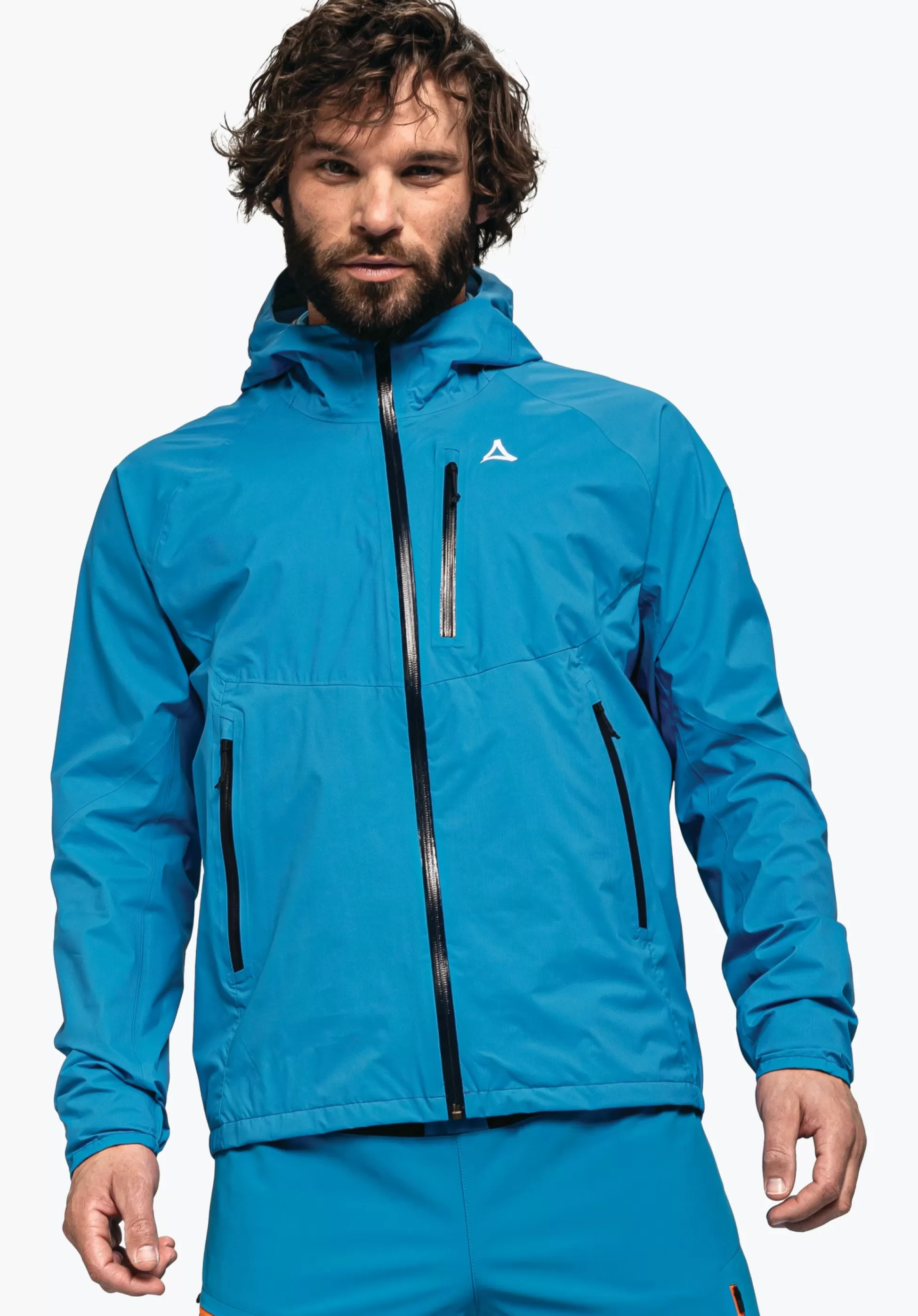 MEN SCHÖFFEL Trek & Hike | Outdoor Jackets<Wind- and waterproof hiking jacket blue