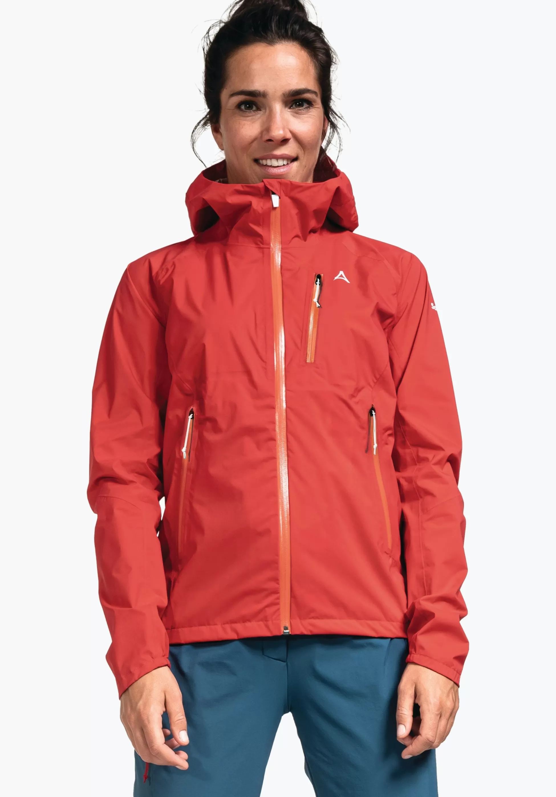 WOMEN SCHÖFFEL Trek & Hike | Outdoor Jackets<Wind- and waterproof hiking jacket red