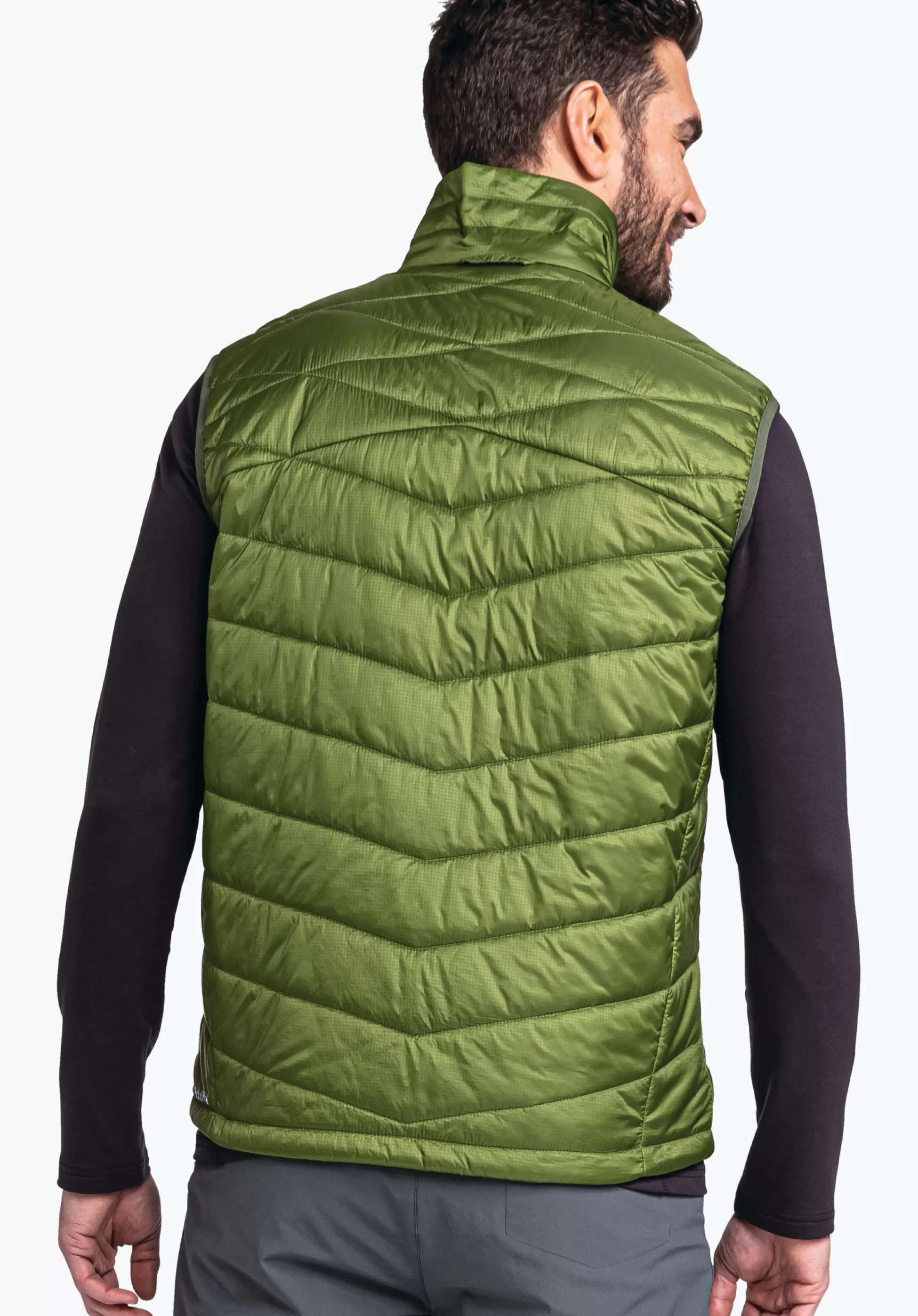 MEN SCHÖFFEL Trek & Hike<Windproof & padded hiking gilet orange