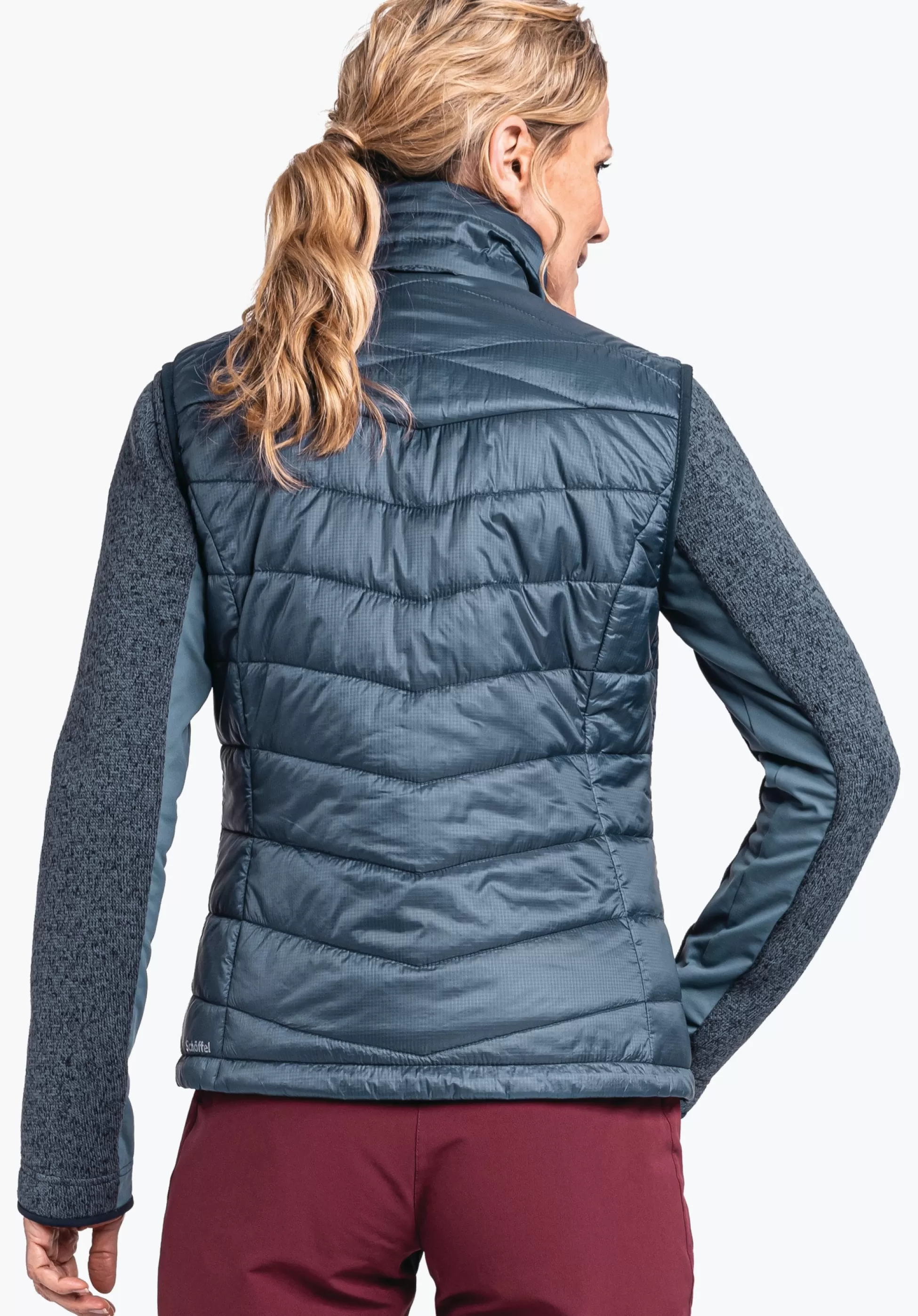 WOMEN SCHÖFFEL Trek & Hike<Windproof & padded hiking gilet orange
