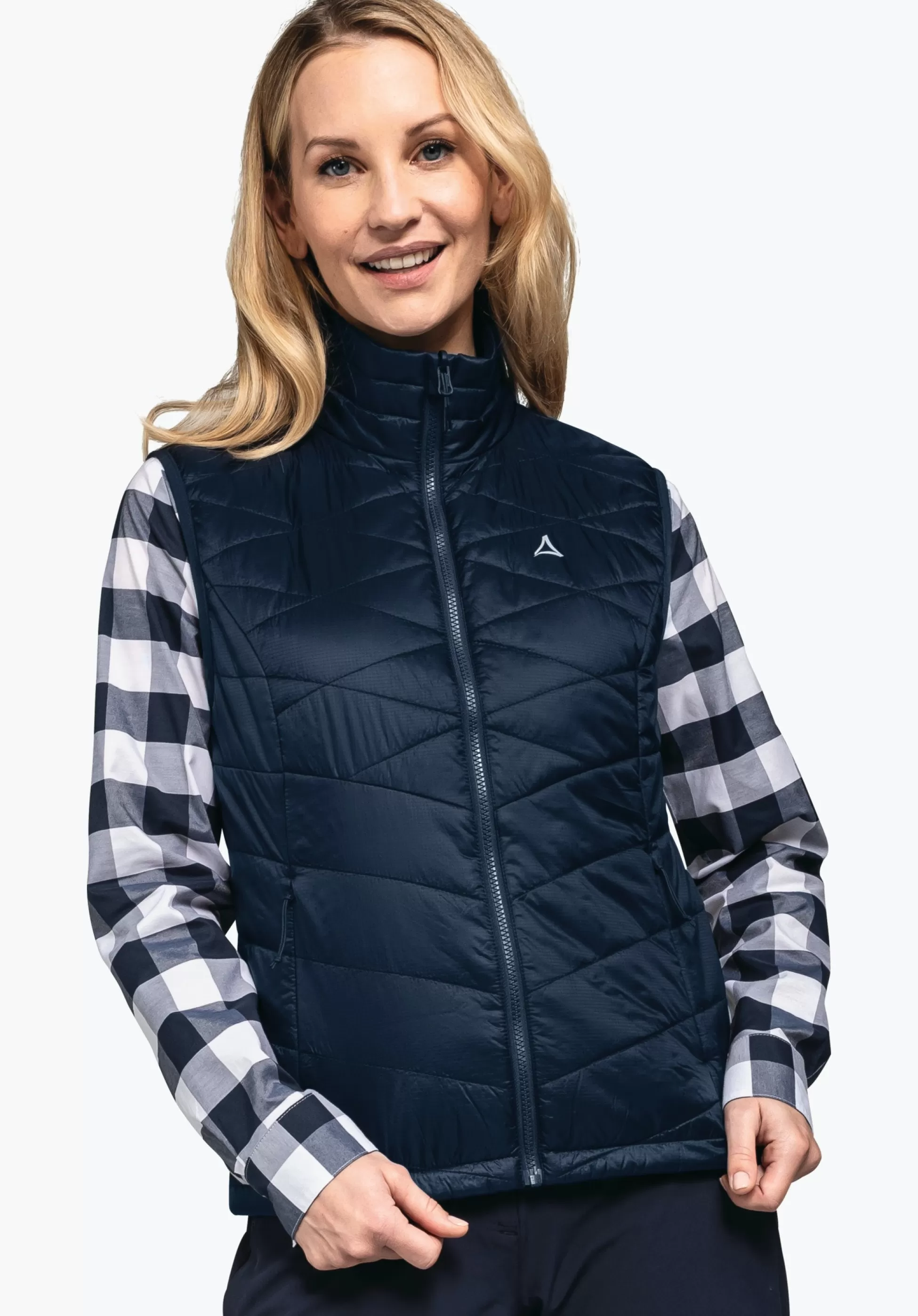 WOMEN SCHÖFFEL Trek & Hike<Windproof & padded hiking gilet orange