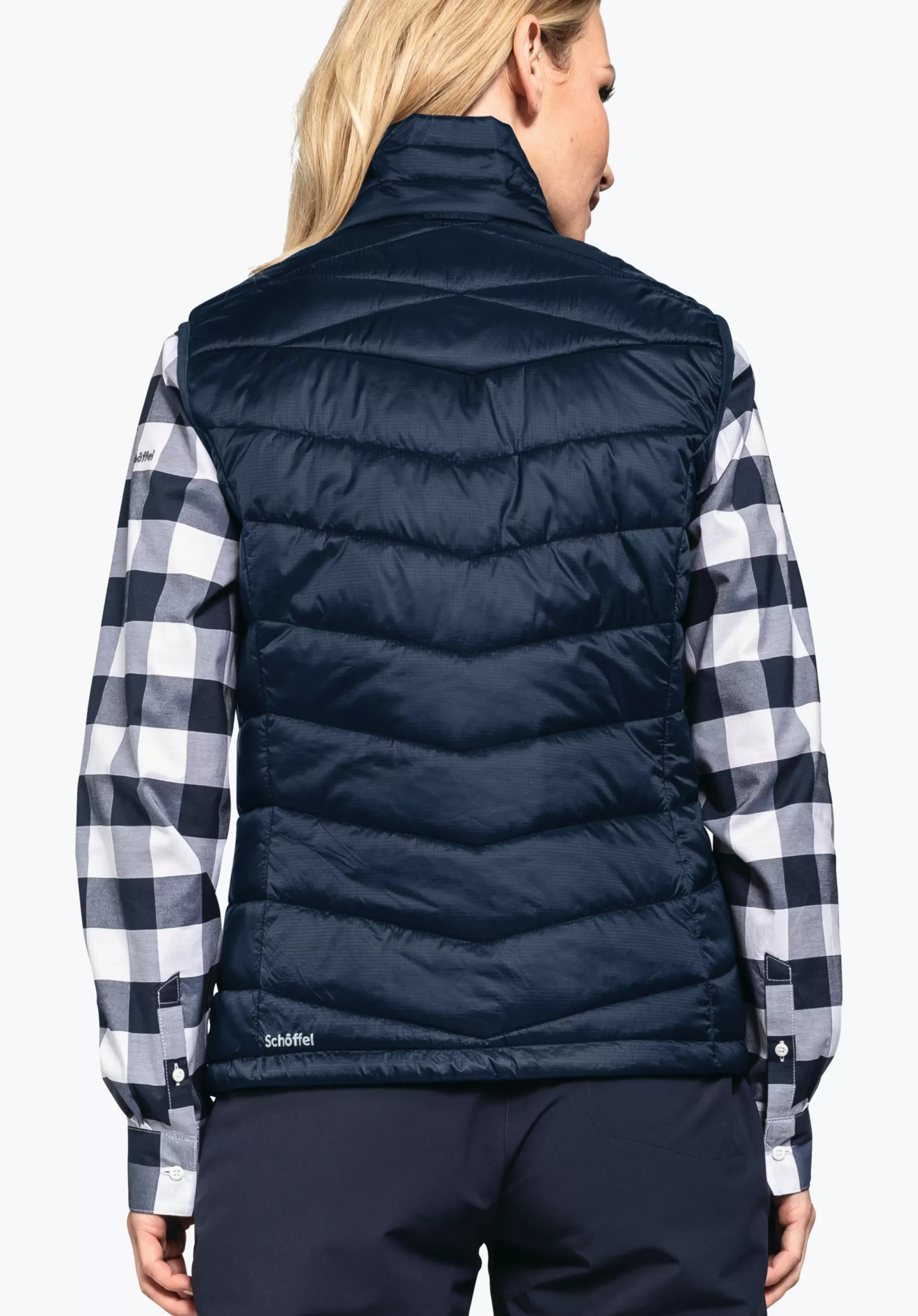WOMEN SCHÖFFEL Trek & Hike<Windproof & padded hiking gilet orange